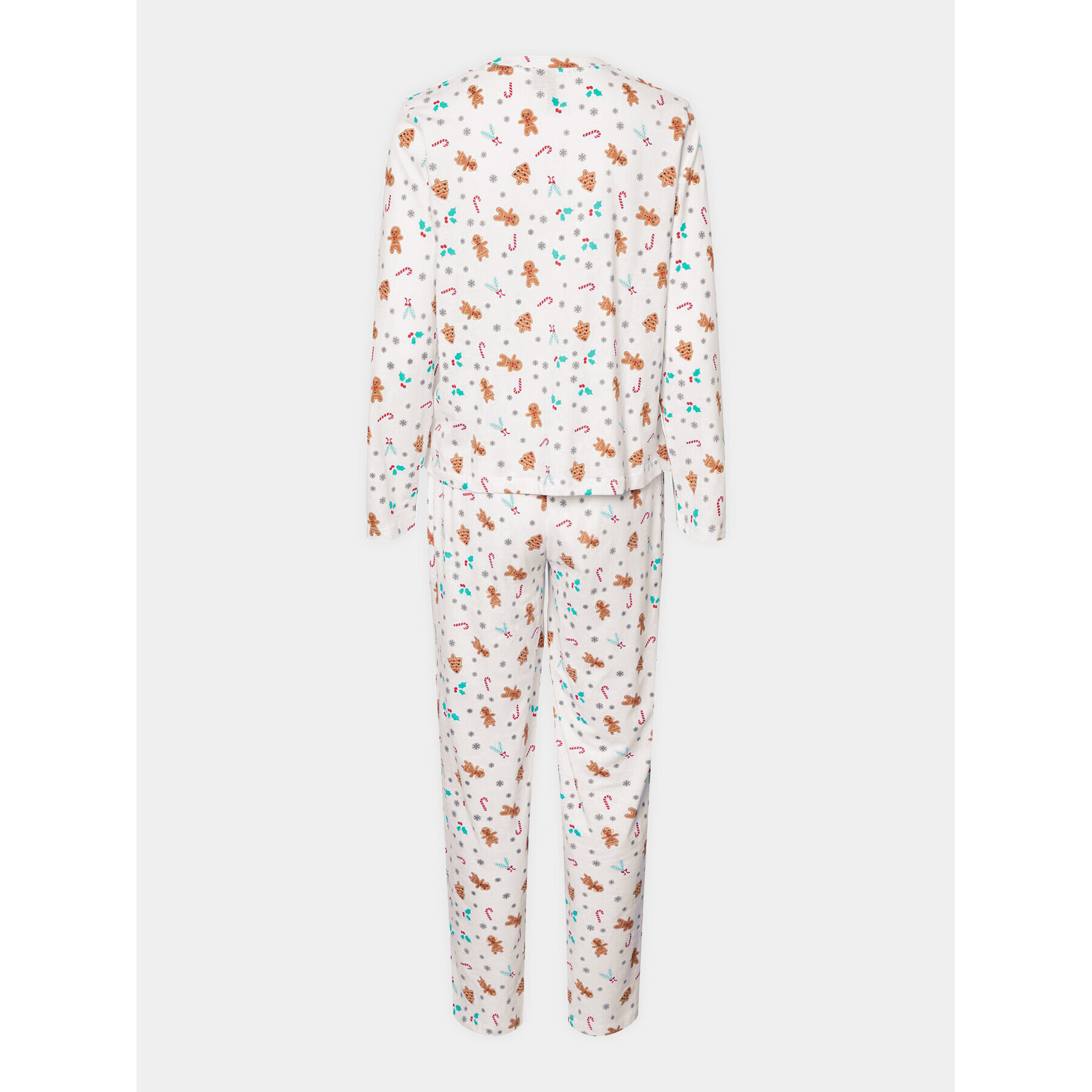 Pieces Pijama 17147221 Alb Regular Fit - Pled.ro