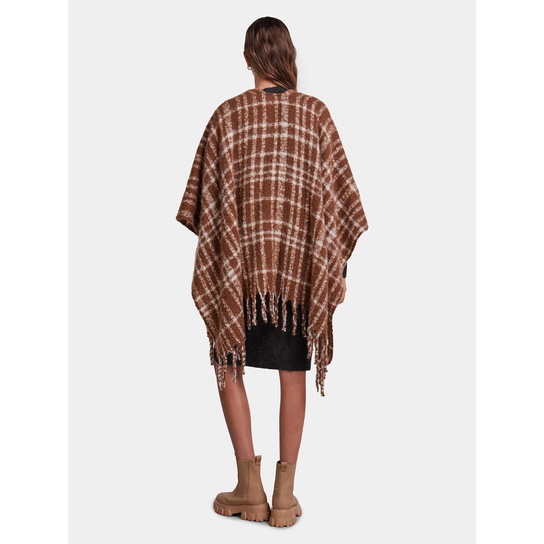 Pieces Poncho Pcariana 17130180 Maro Oversize - Pled.ro