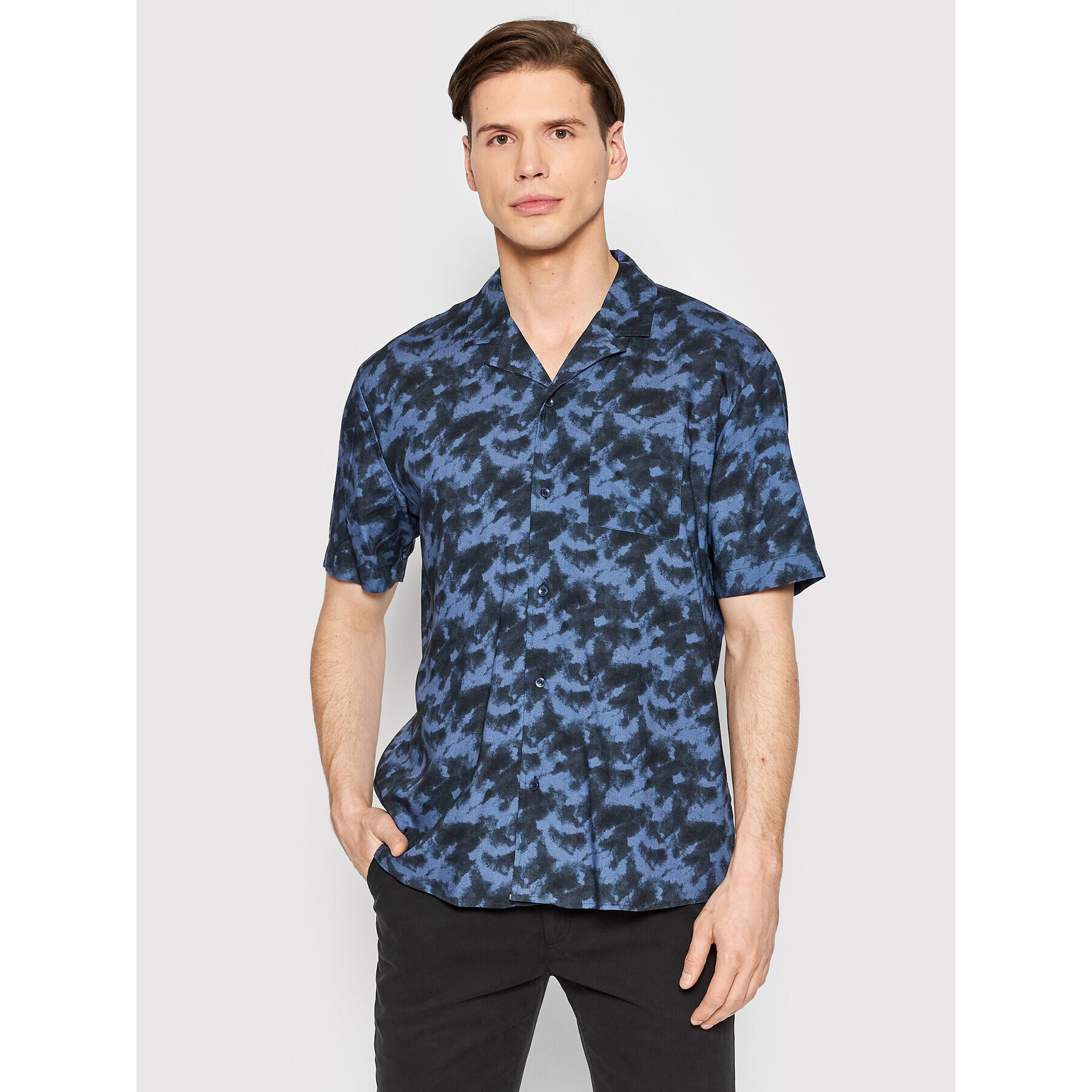 Pierre Cardin Cămașă 45010/000/0031 Bleumarin Regular Fit - Pled.ro