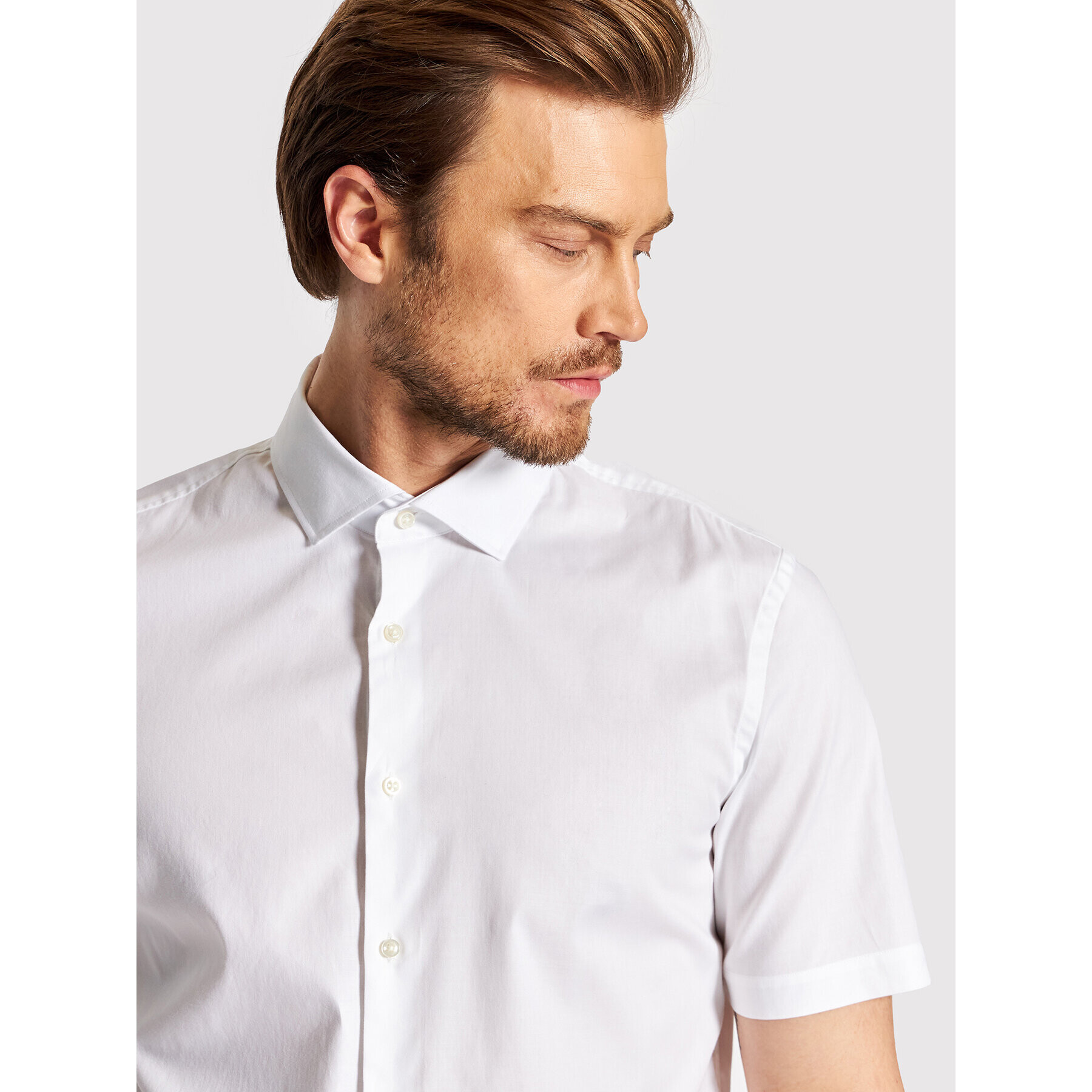 Pierre Cardin Cămașă C6 15490/000/9000 Alb Regular Fit - Pled.ro