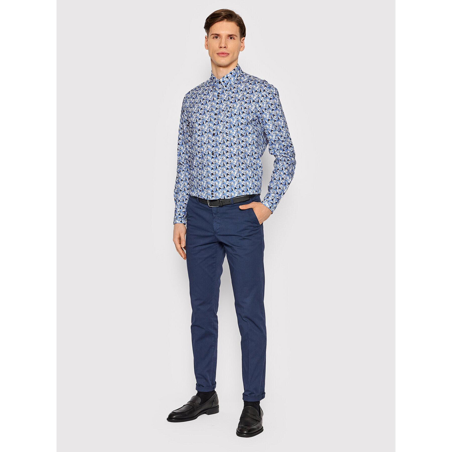 Pierre Cardin Cămașă 11403/000/0011 Colorat Tailored Fit - Pled.ro