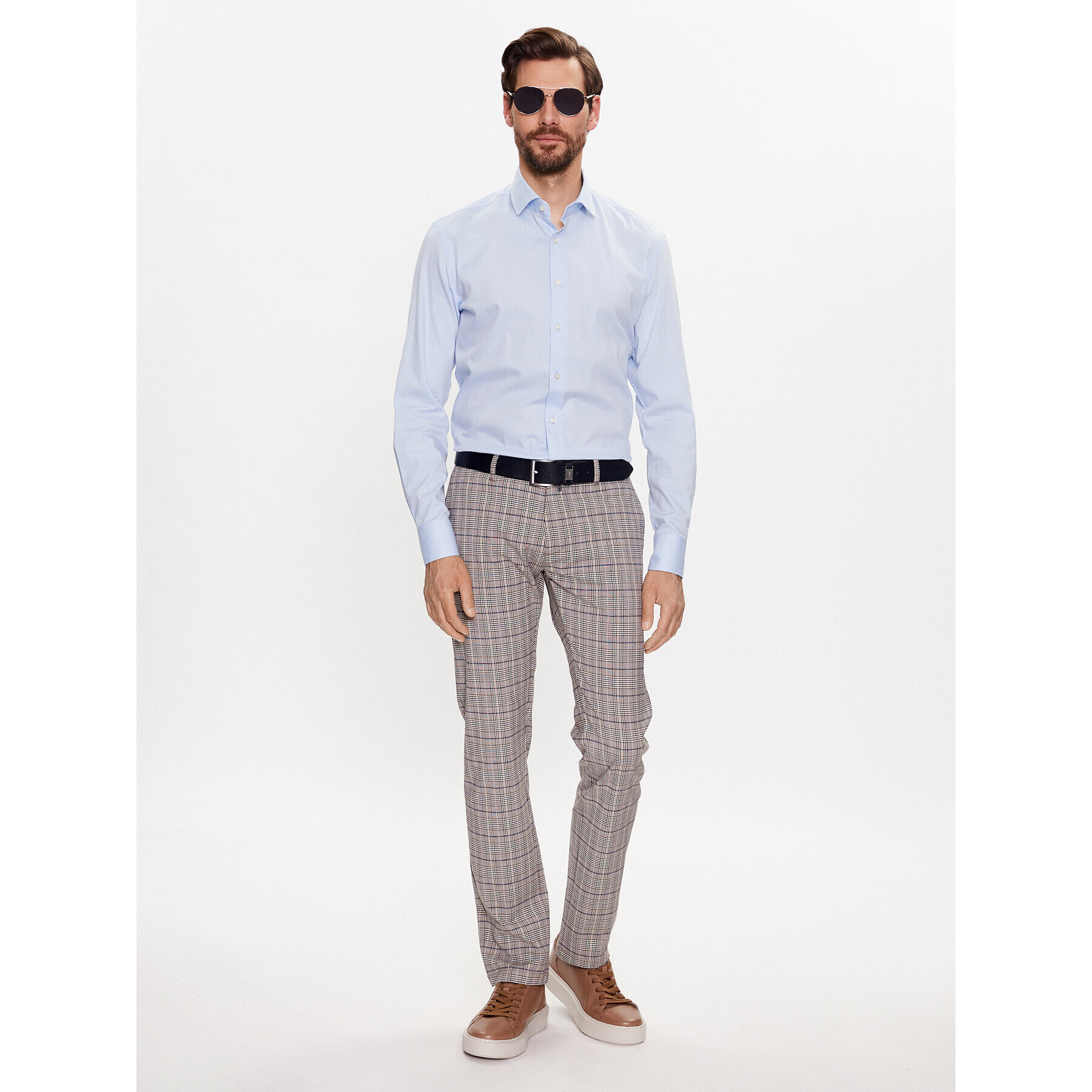 Pierre Cardin Cămașă 11490/000/9000 Albastru Tailored Fit - Pled.ro