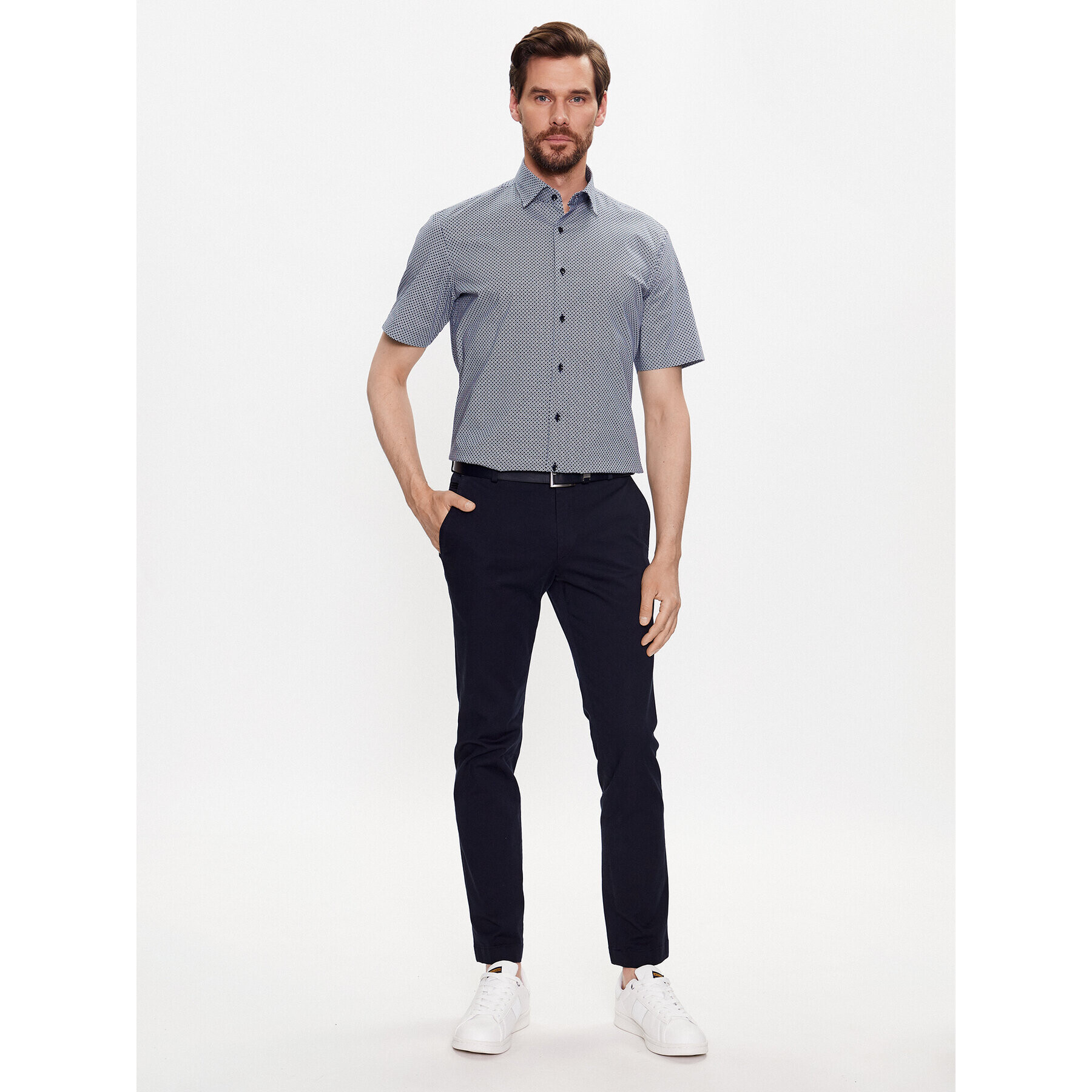 Pierre Cardin Cămașă 15407/000/0119 Bleumarin Tailored Fit - Pled.ro