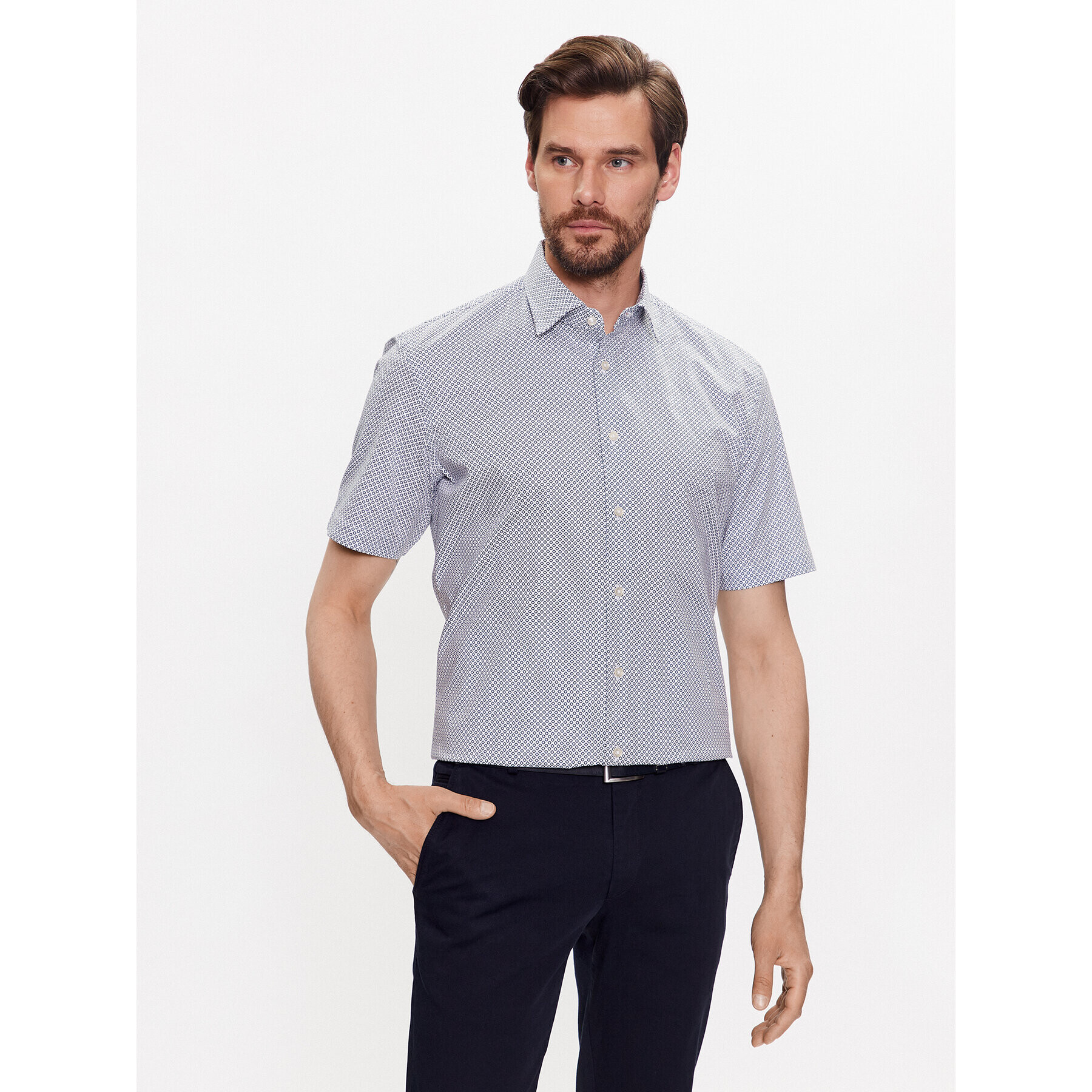 Pierre Cardin Cămașă 15407/000/0119 Colorat Tailored Fit - Pled.ro