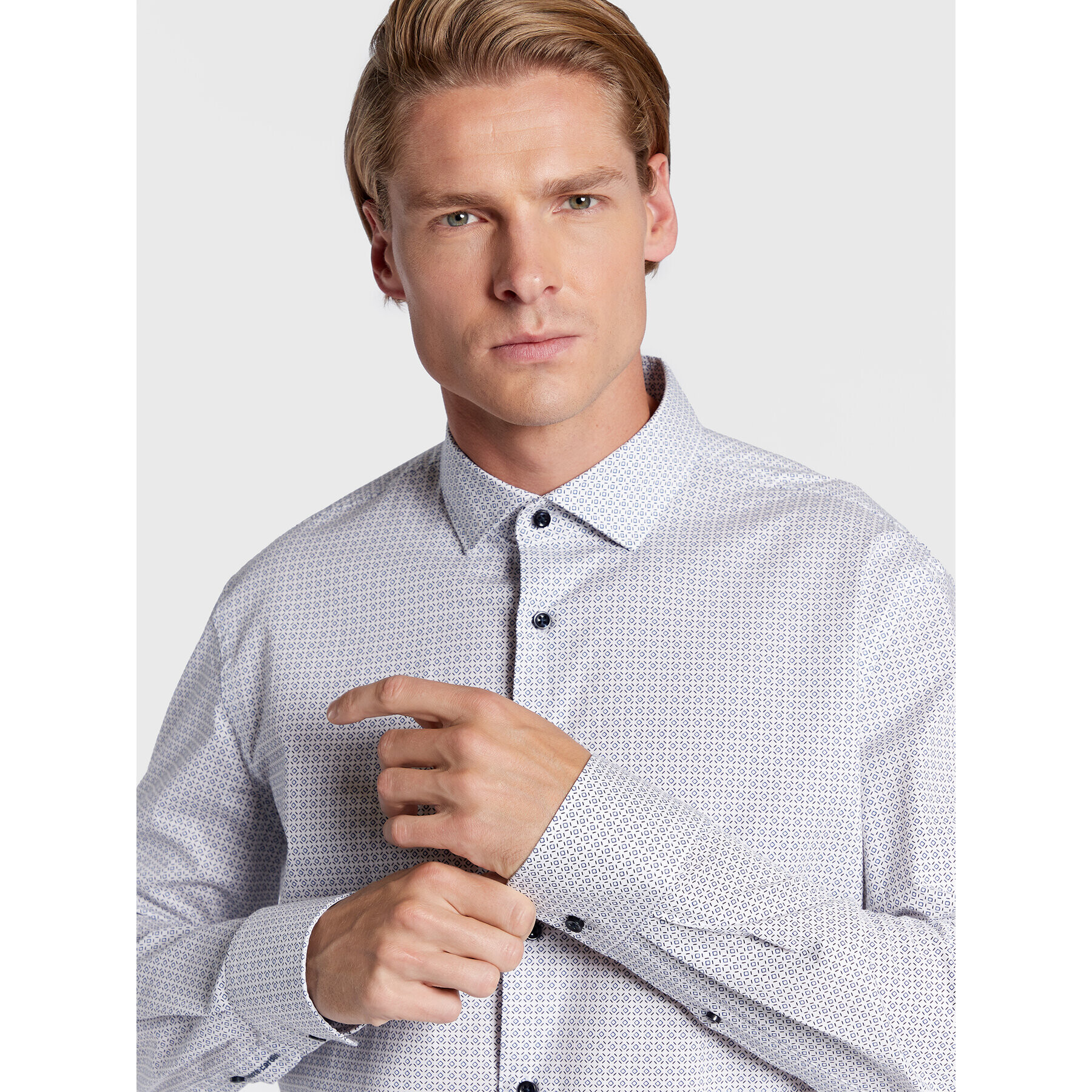 Pierre Cardin Cămașă C6 11401/000/0062 Alb Tailored Fit - Pled.ro