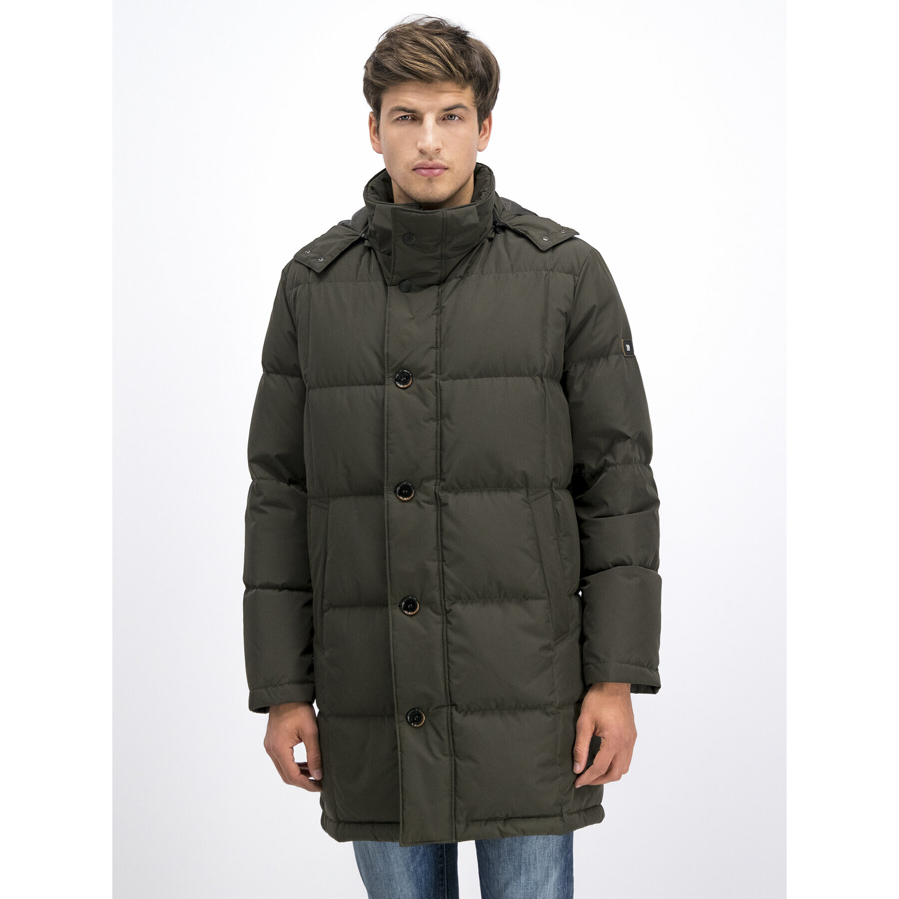 Pierre Cardin Geacă de iarnă 69880 Verde Regular Fit - Pled.ro