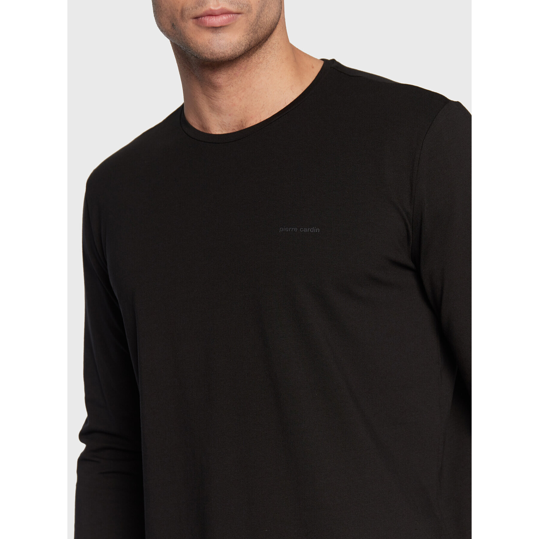 Pierre Cardin Longsleeve 30070/000/3016 Negru Regular Fit - Pled.ro