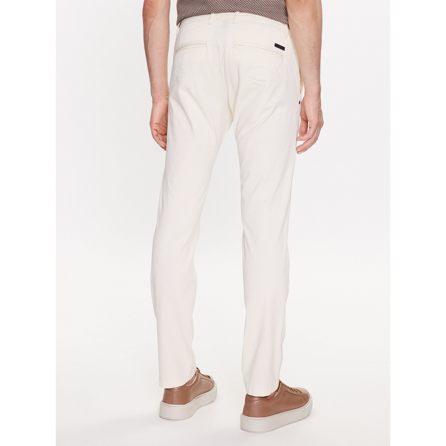 Pierre Cardin Pantaloni chino 30050/000/4017 Écru Slim Fit - Pled.ro