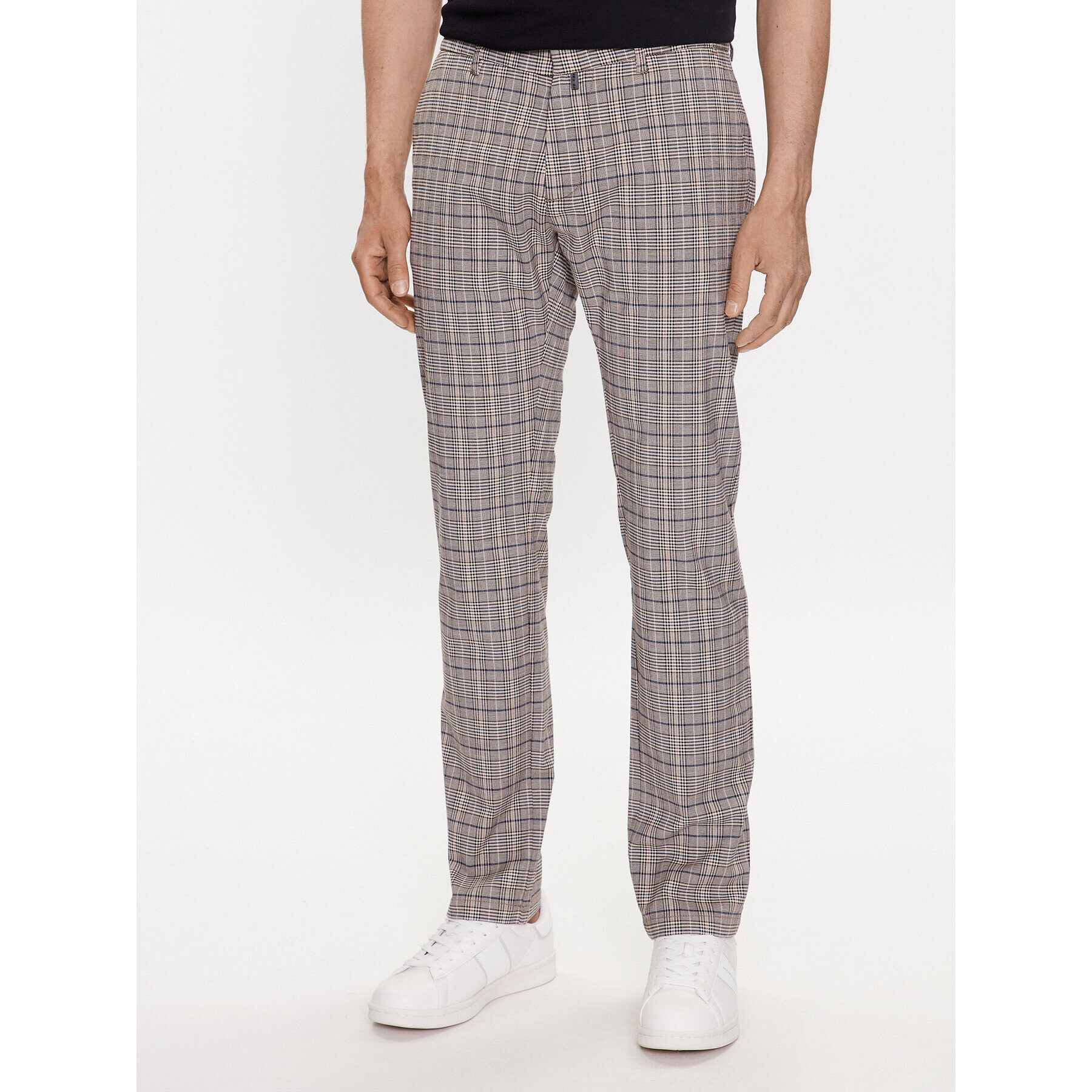 Pierre Cardin Pantaloni din material 30100/000/1027 Bej Modern Fit - Pled.ro