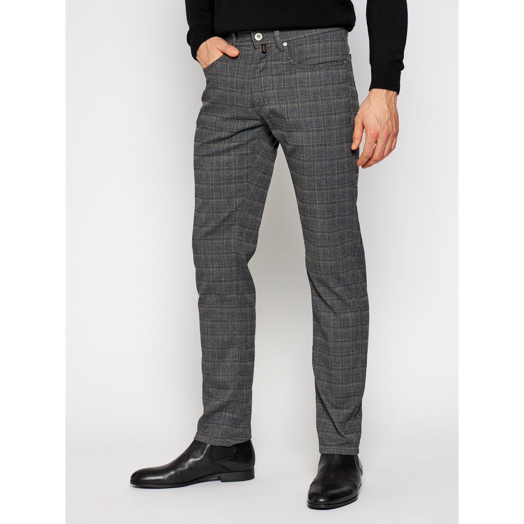 Pierre Cardin Pantaloni din material 30917/000/4803 Gri Modern Fit - Pled.ro