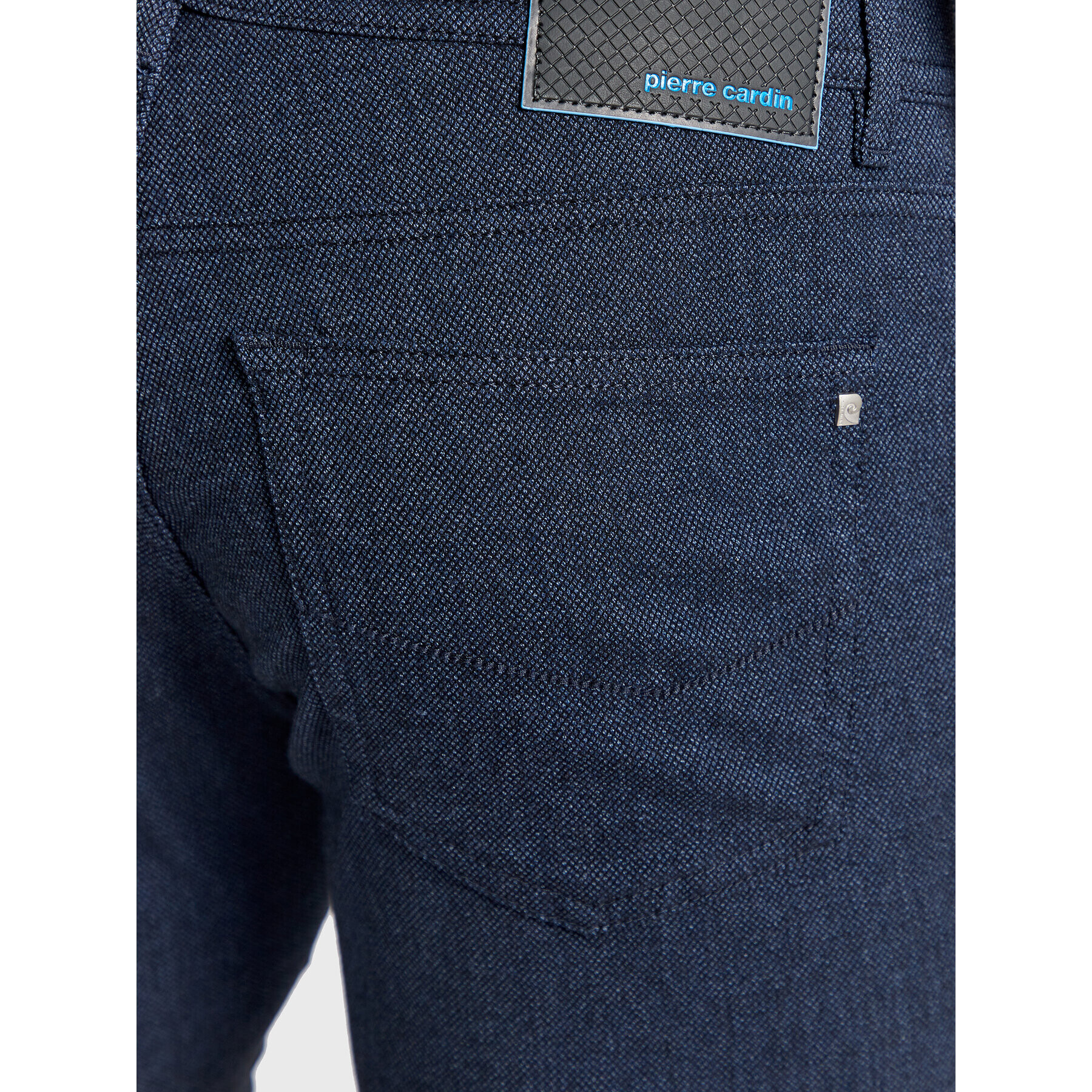 Pierre Cardin Pantaloni din material 30947/000/1016 Bleumarin Lyon Tapered Fit - Pled.ro