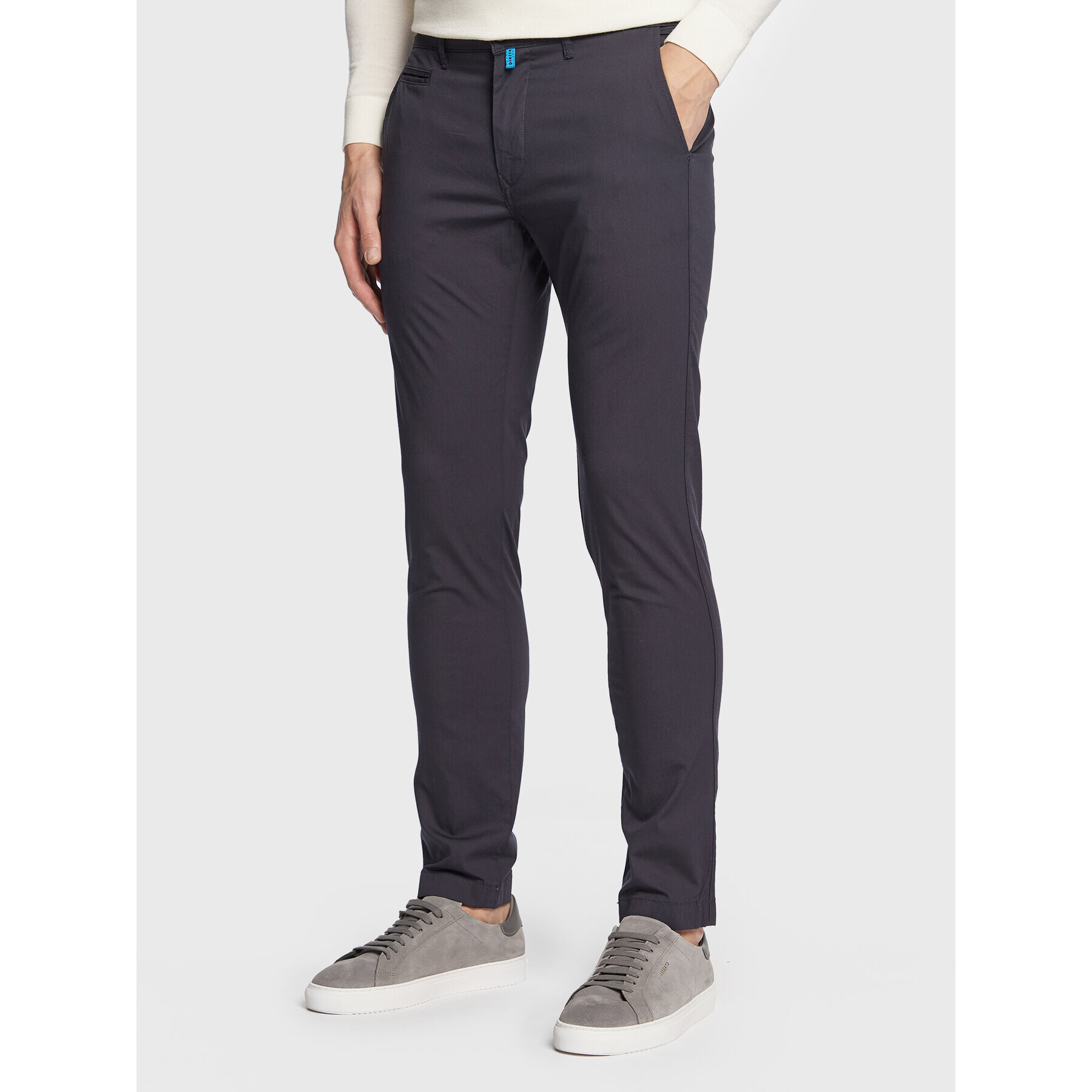 Pierre Cardin Pantaloni din material 33757/000/4002 Bleumarin Slim Fit - Pled.ro