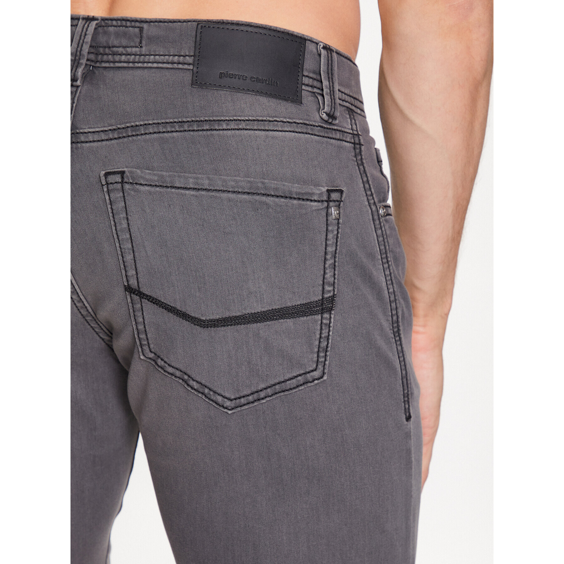 Pierre Cardin Pantaloni scurți de blugi 34520/000/8064 Gri Regular Fit - Pled.ro