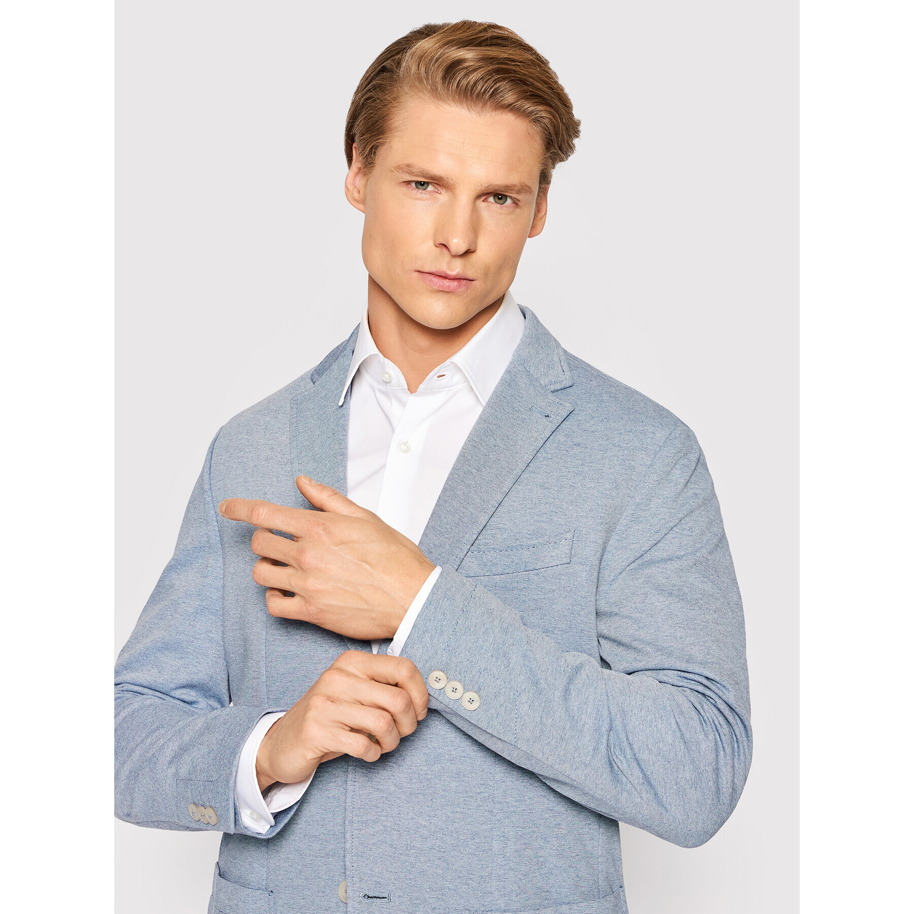 Pierre Cardin Sacou 42289/000/1193 Albastru Regular Fit - Pled.ro