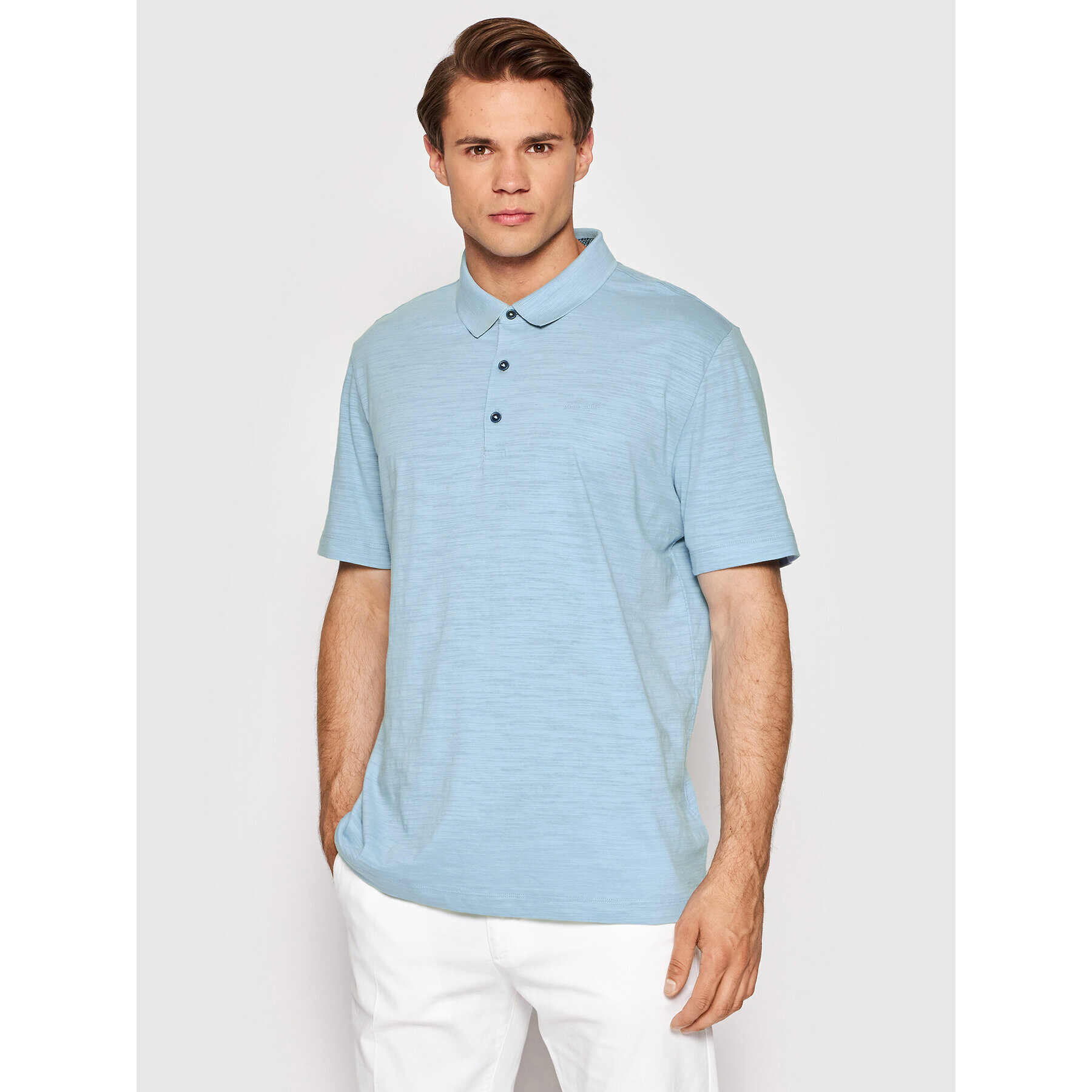 Pierre Cardin Tricou polo 20134/000/2008 Albastru Modern Fit - Pled.ro