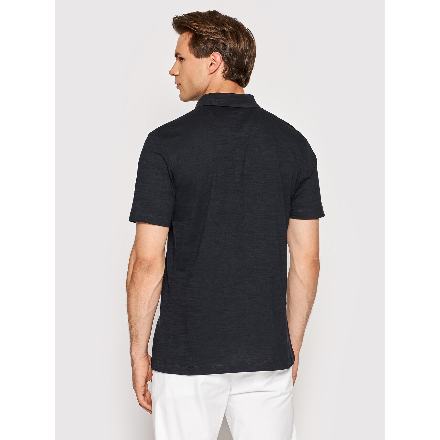 Pierre Cardin Tricou polo 20134/000/2008 Negru Modern Fit - Pled.ro