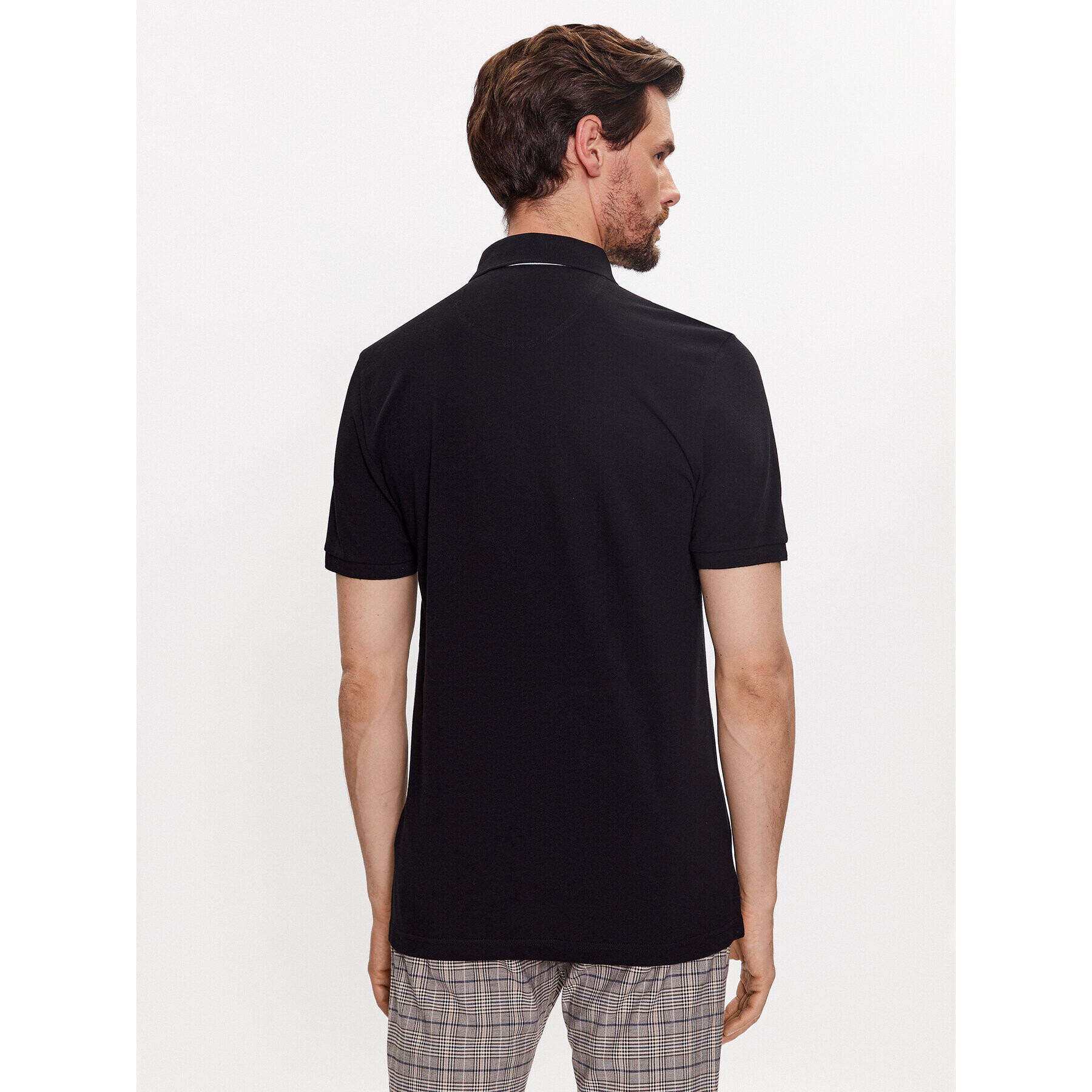 Pierre Cardin Tricou polo 20504/000/2030 Negru Regular Fit - Pled.ro