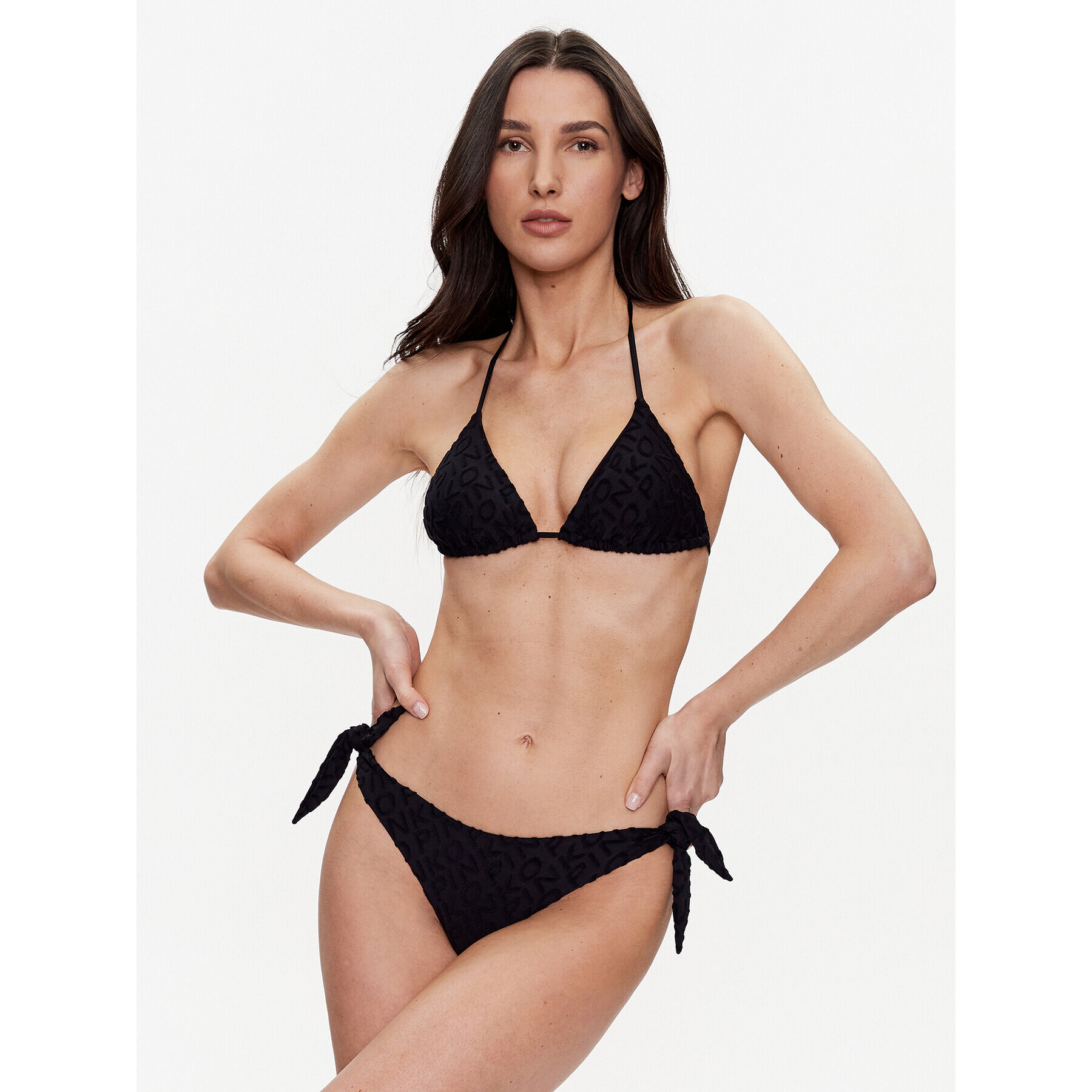 Pinko Bikini partea de jos 101021 A0RZ Negru - Pled.ro