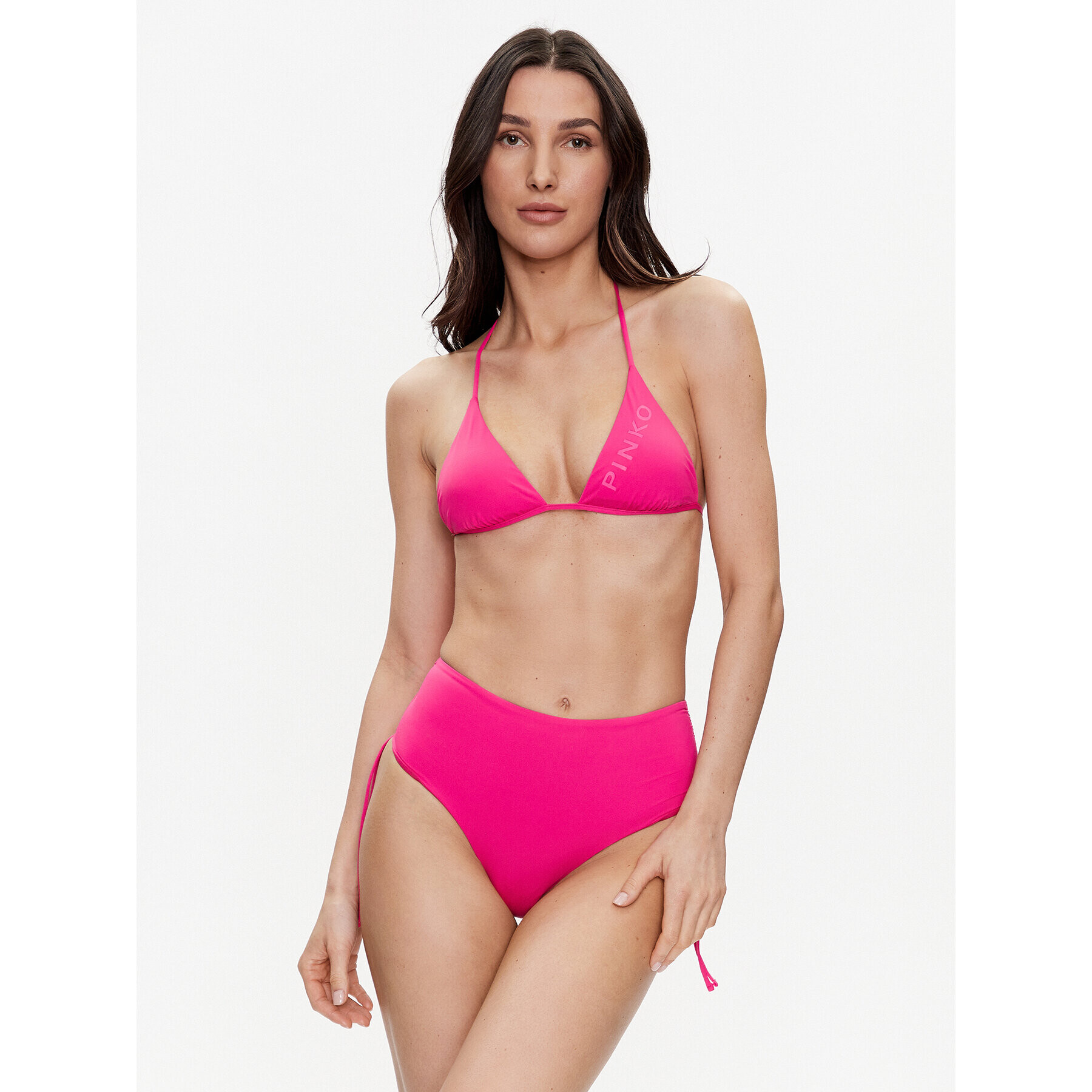 Pinko Bikini partea de sus Bagnanti 101038 A0S4 Roz - Pled.ro