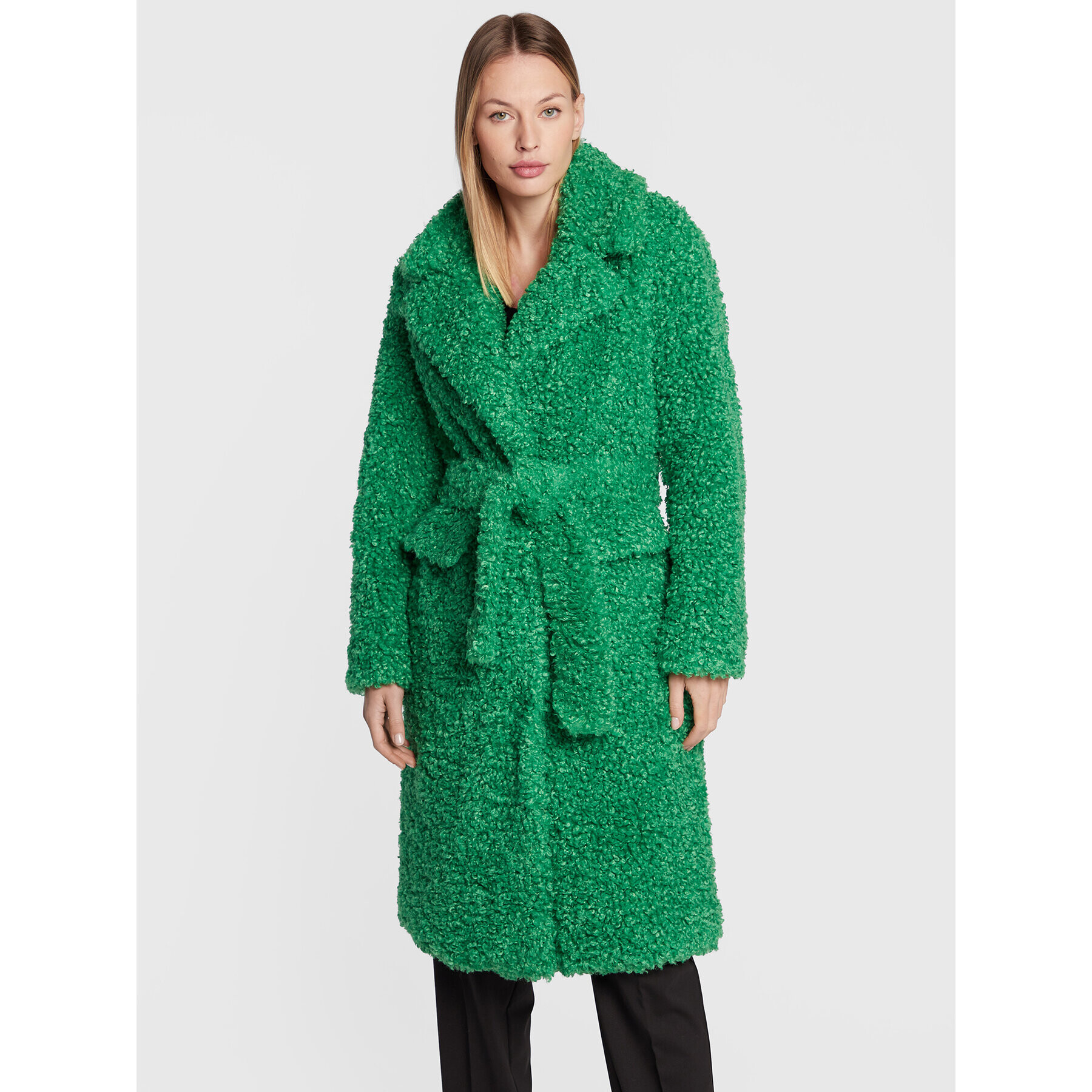 Pinko Blană Corinne 1G18AH A04L Verde Regular Fit - Pled.ro