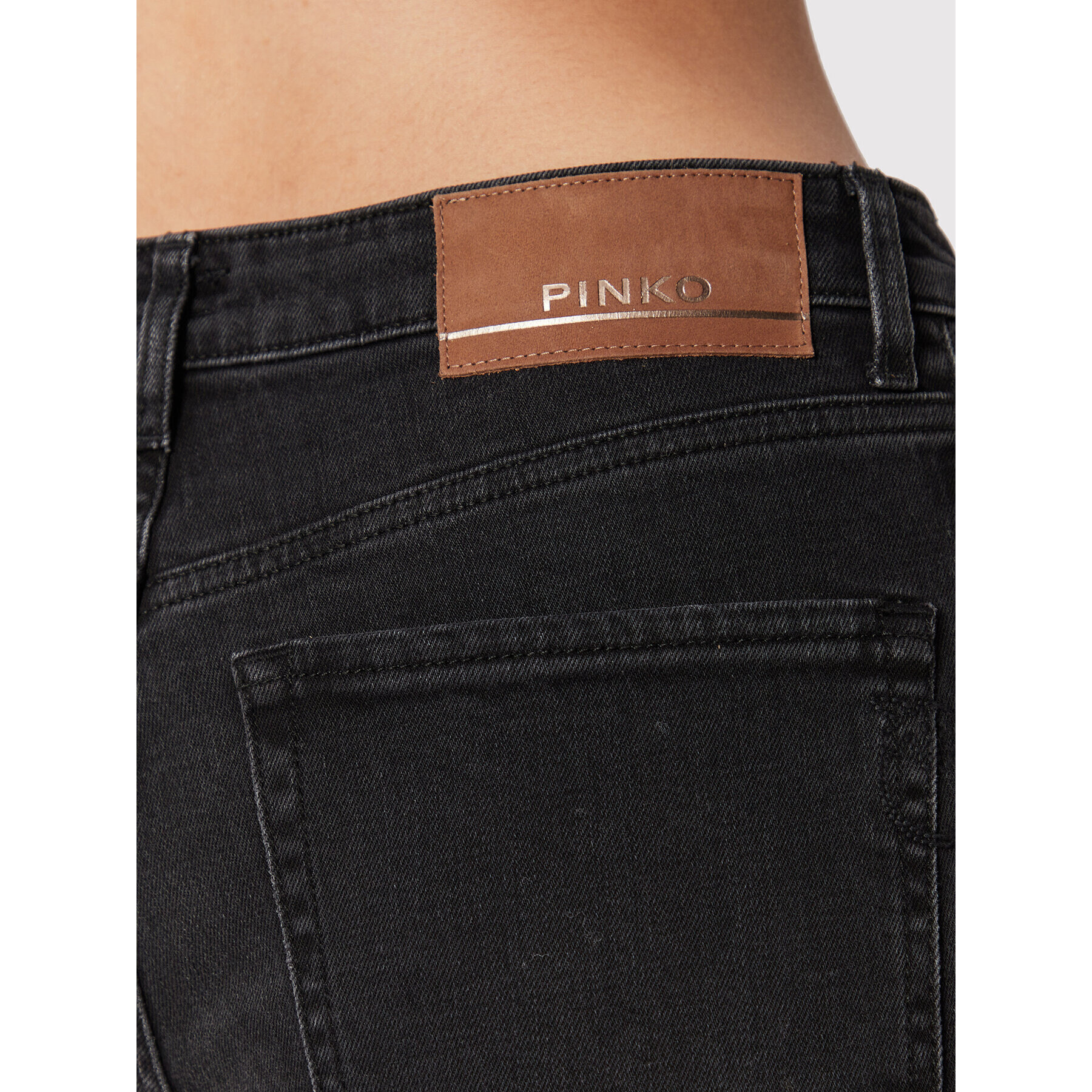 Pinko Blugi Sissy 1J1128 A09G Negru Slim Fit - Pled.ro