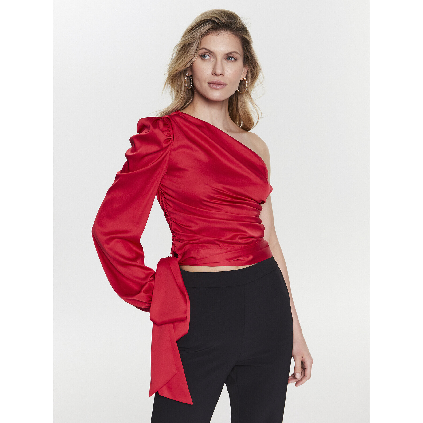 Pinko Bluză Thira 100227 A0J1 Roșu Regular Fit - Pled.ro