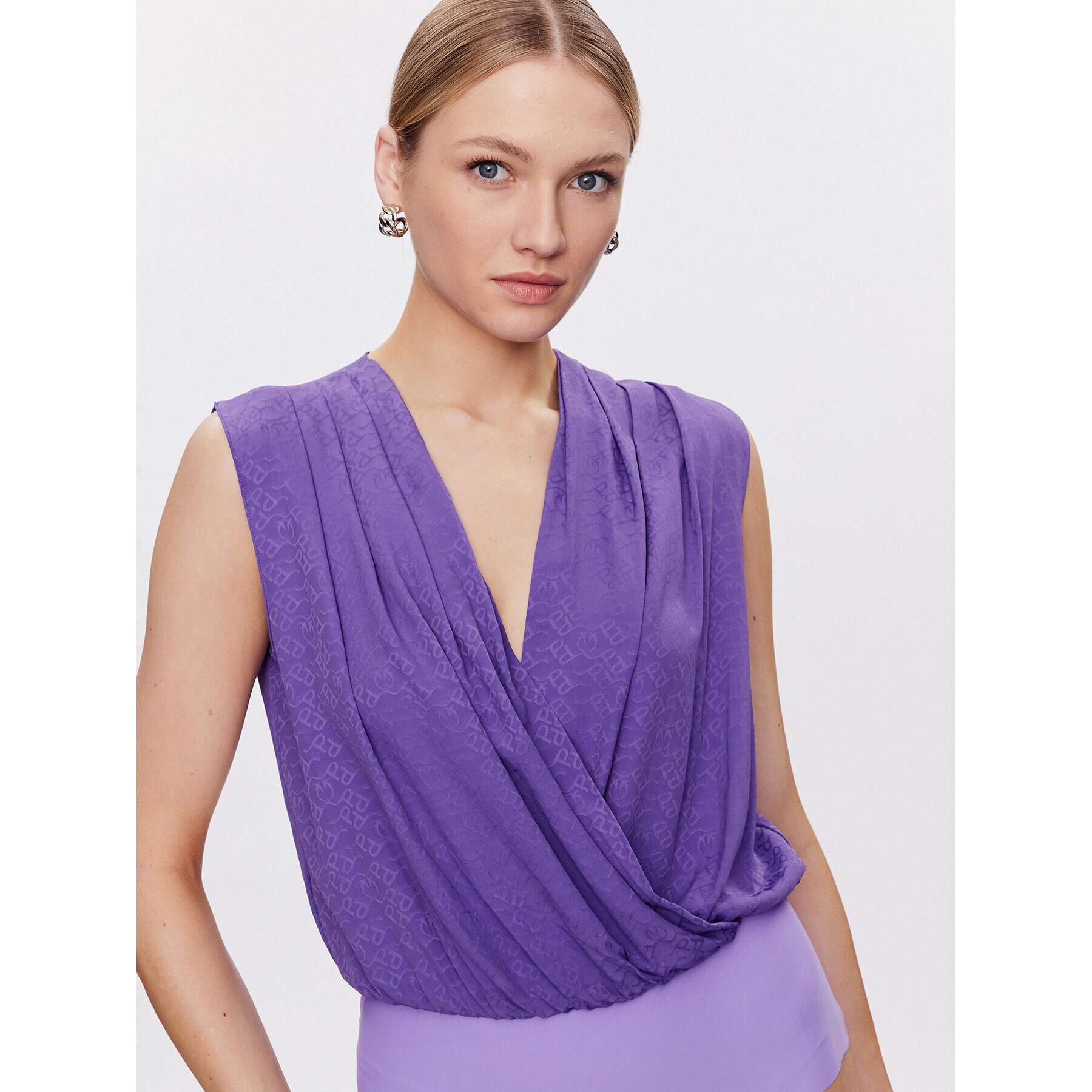 Pinko Body Ines 100122 A01P Violet Regular Fit - Pled.ro