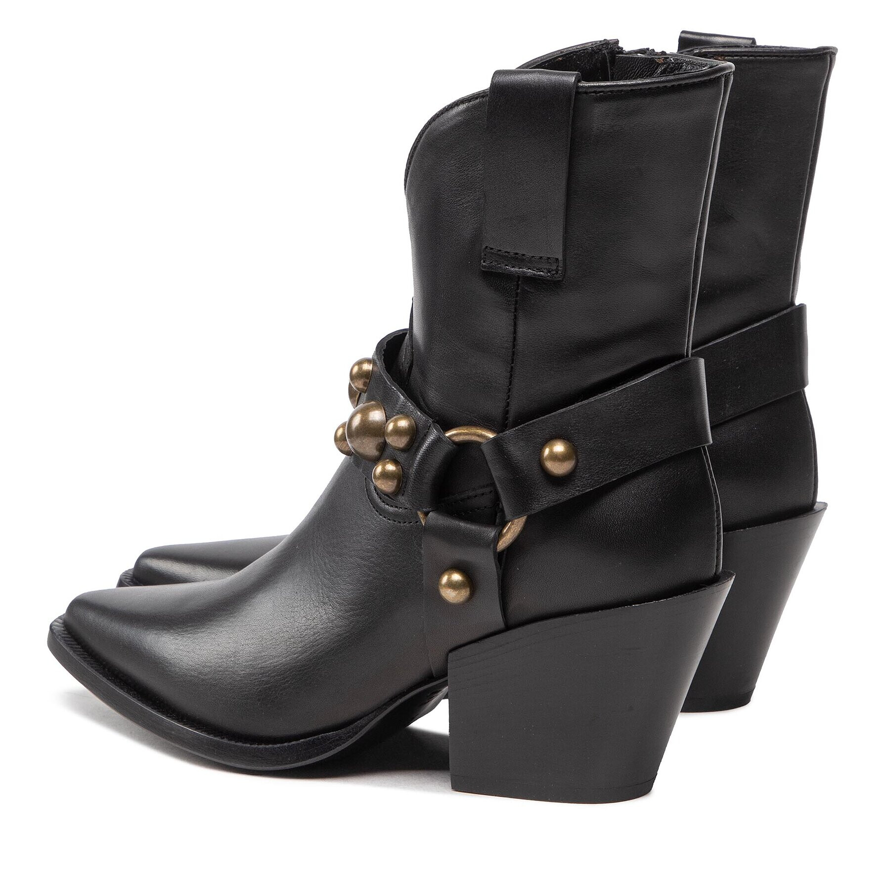 Pinko Botine Cannella Stivale AI 22-23 BLKS1 1H214D A072 Negru - Pled.ro