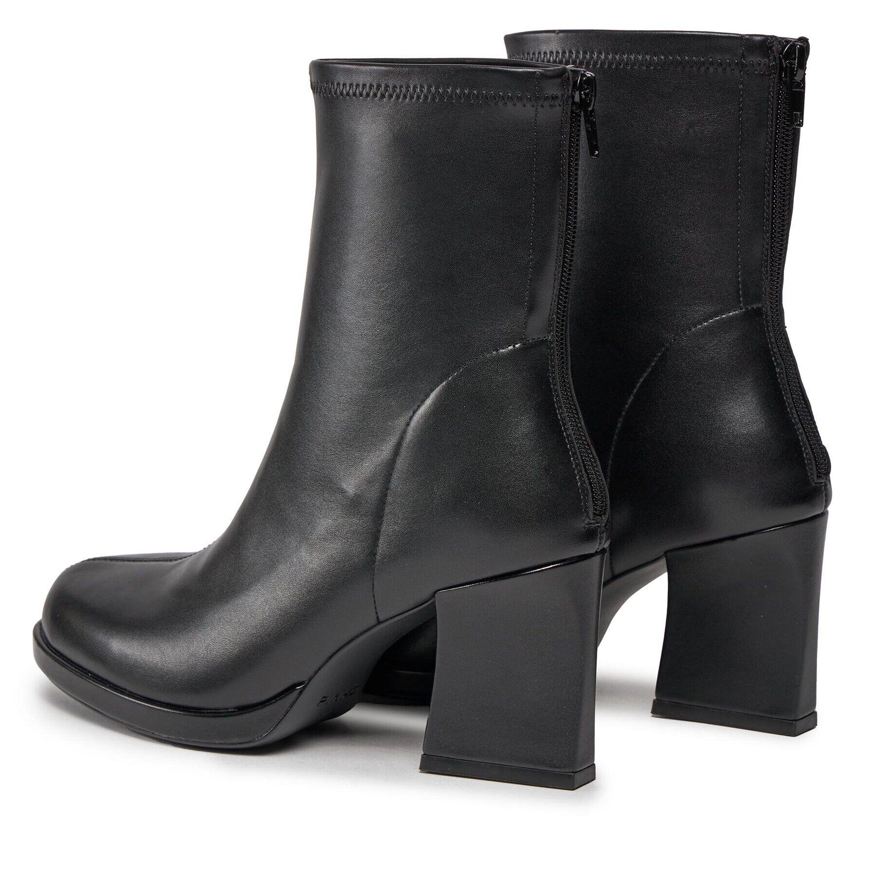 Pinko Botine Jomeli Tronchetto AI 23-24 BLKS1 102338 A1DA Negru - Pled.ro