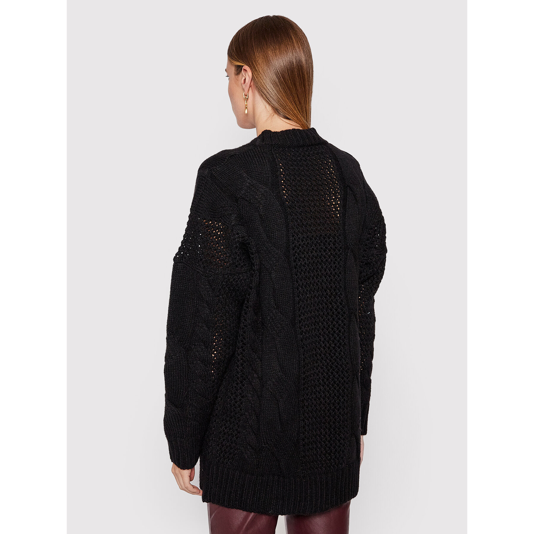 Pinko Cardigan 1Q10AG Y7RP Negru Regular Fit - Pled.ro