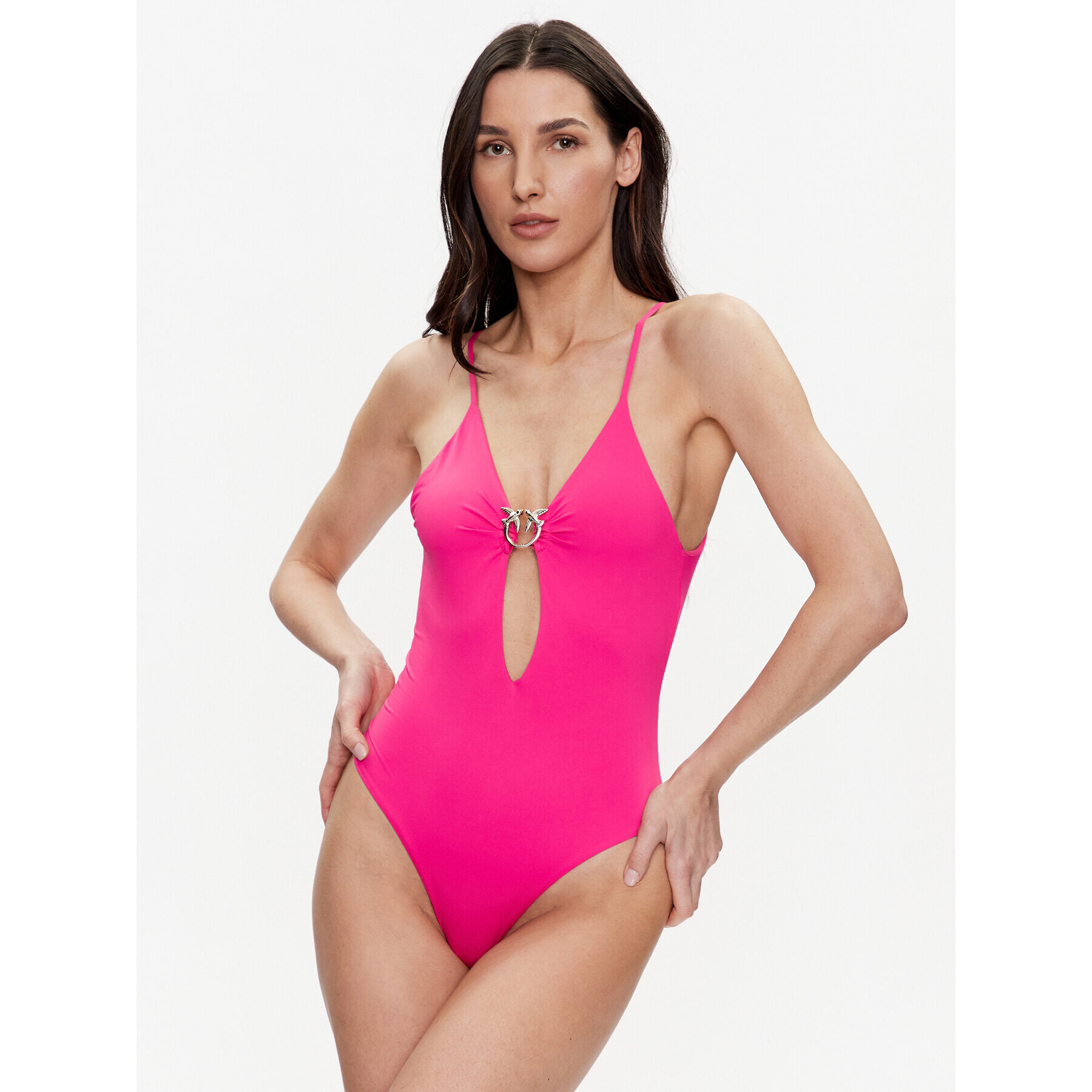 Pinko Costum de baie Arlesienne 101049 A0S7 Roz - Pled.ro