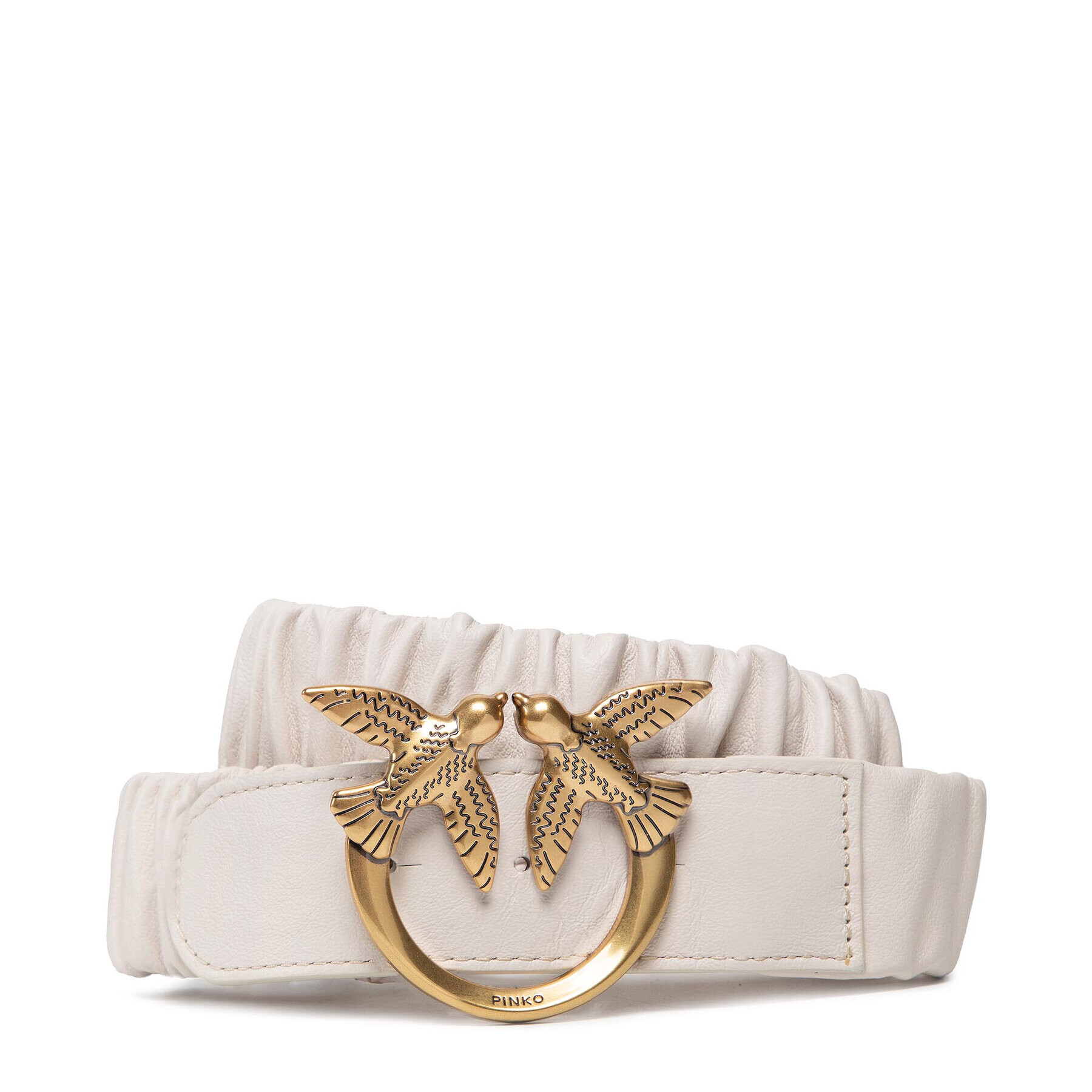 Pinko Curea de Damă Love Ruffle Belt H4 20221 PLT01 1H2122.Y87E Bej - Pled.ro