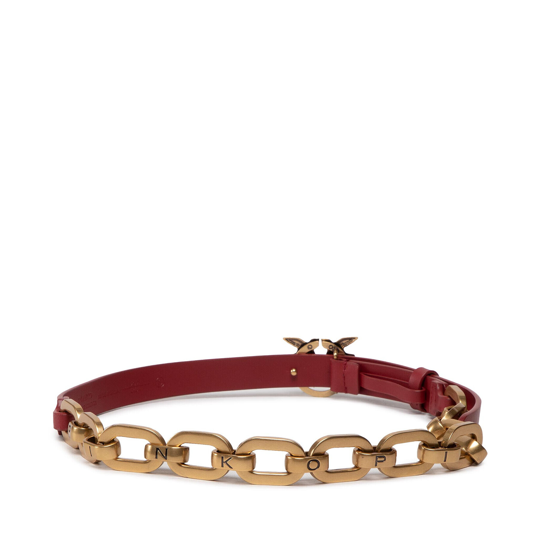 Pinko Curea de Damă Love Day Macro Chain H2 Belt AI 22-23 PLT01 1H212X Y5H7 Roșu - Pled.ro