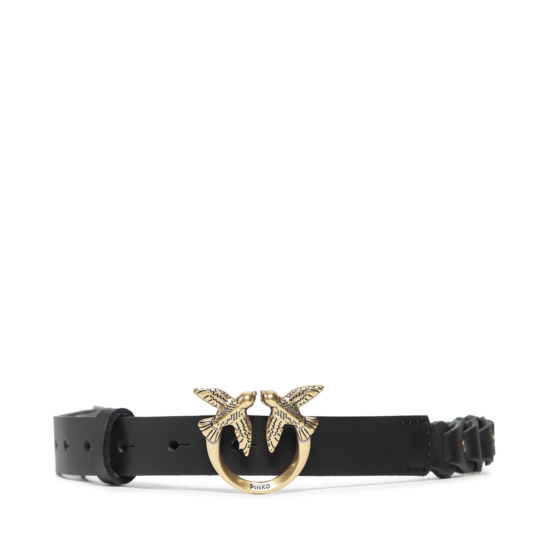 Pinko Curea de Damă Love Duble Belt H2 2022 PLT01 1H2114 Y7SP Negru - Pled.ro