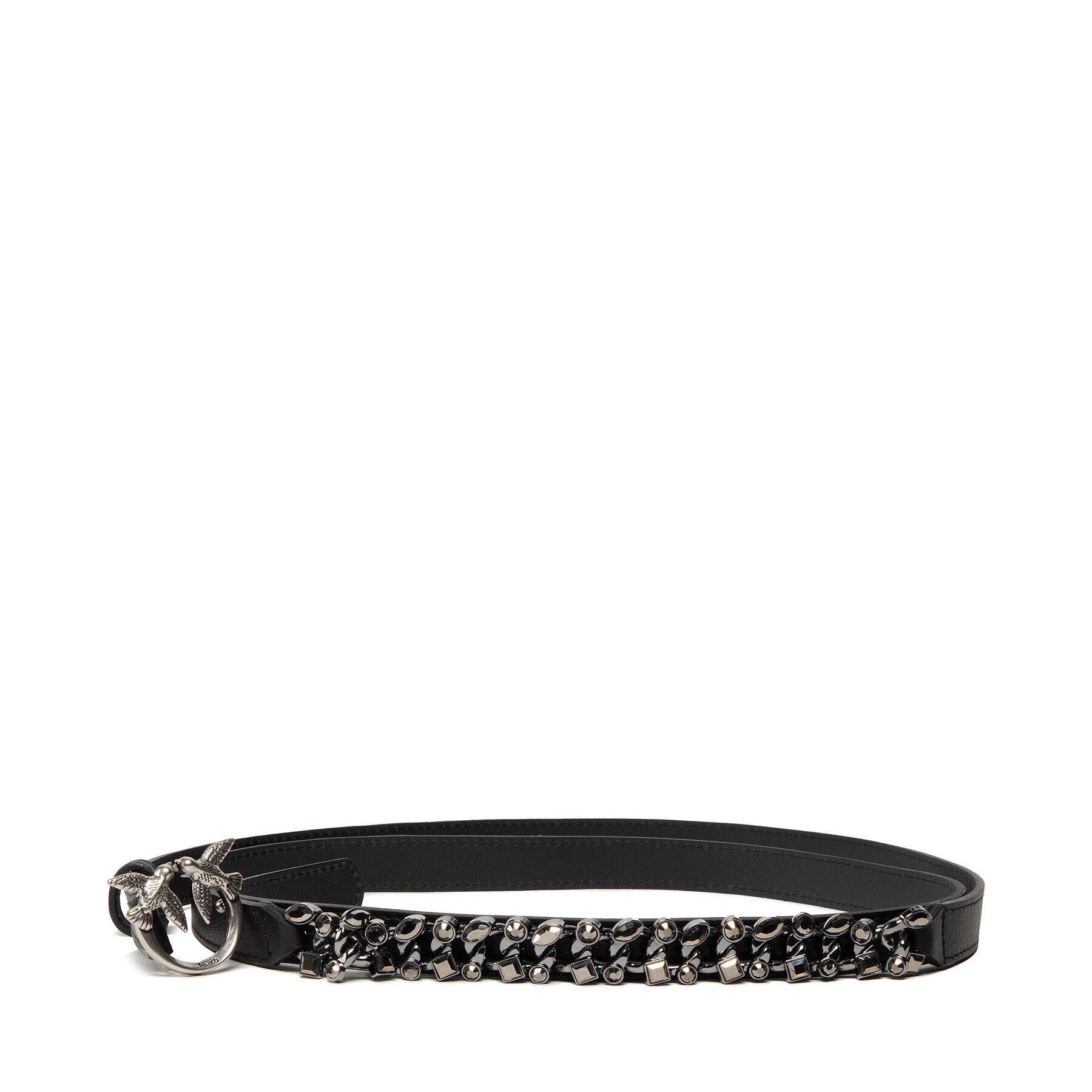 Pinko Curea de Damă -Love Double Bling Belt H2 Negru - Pled.ro