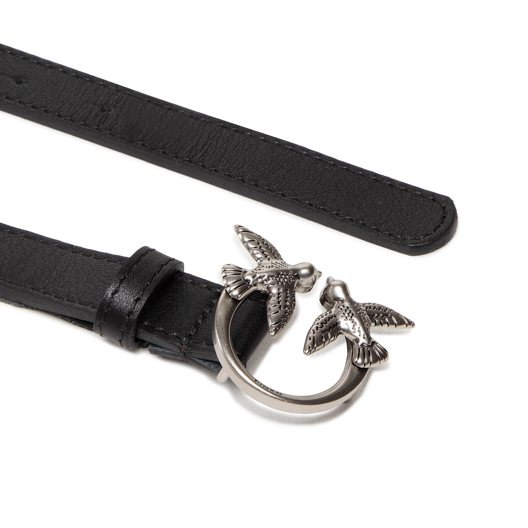 Pinko Curea de Damă -Love Double Bling Belt H2 Negru - Pled.ro