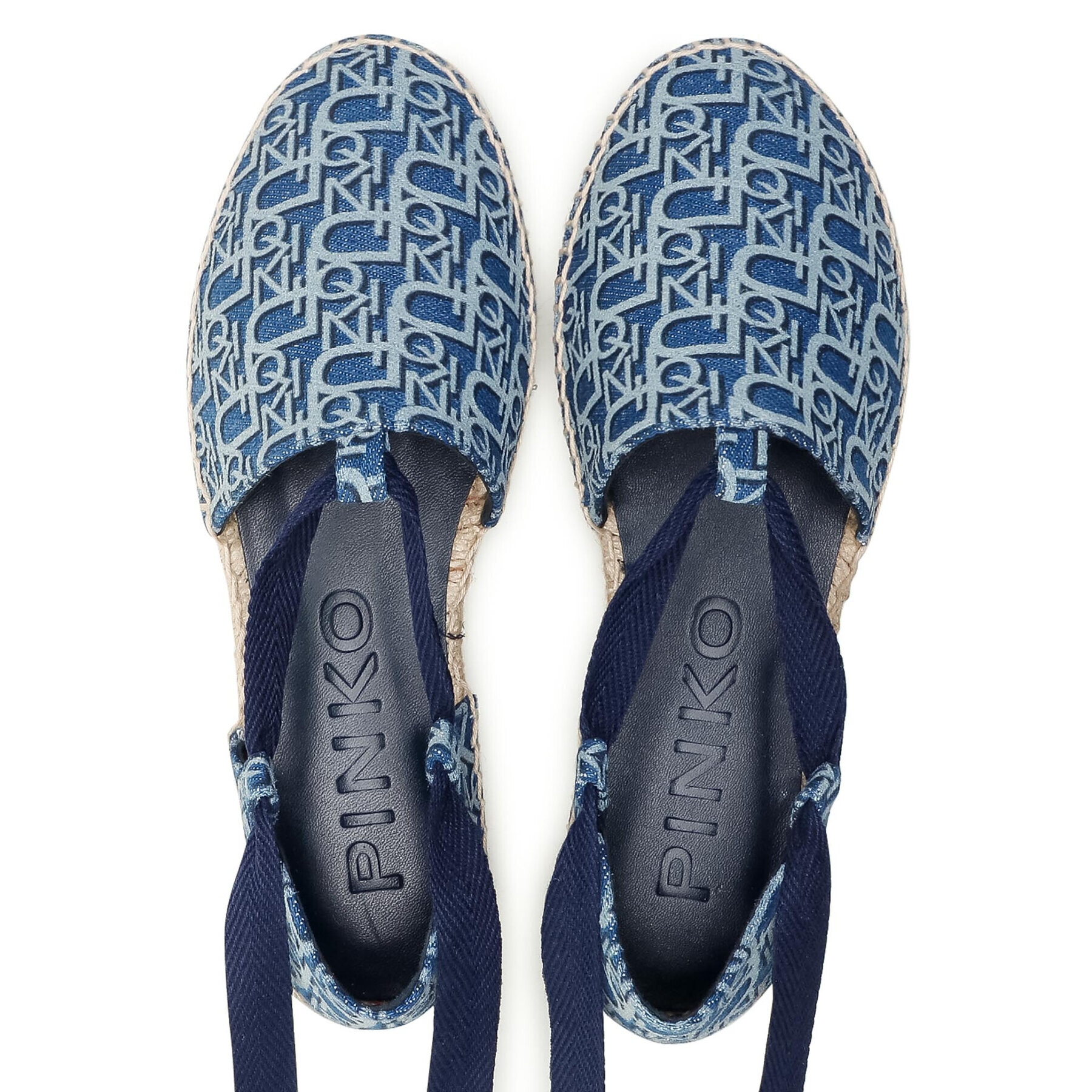 Pinko Espadrile Daphne 1 PE 21 BLKS1 1H20UA Y72A Albastru - Pled.ro