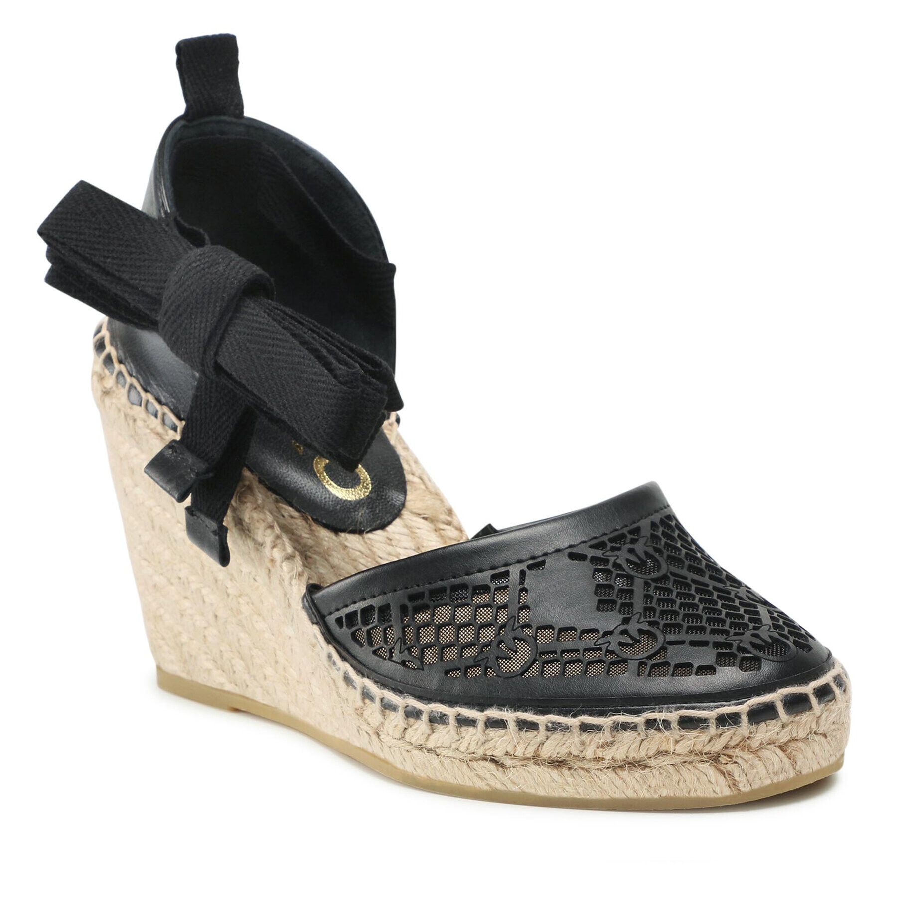 Pinko Espadrile Patty Sandalo PE 22 BLKS1 1H211A Y86A Negru - Pled.ro