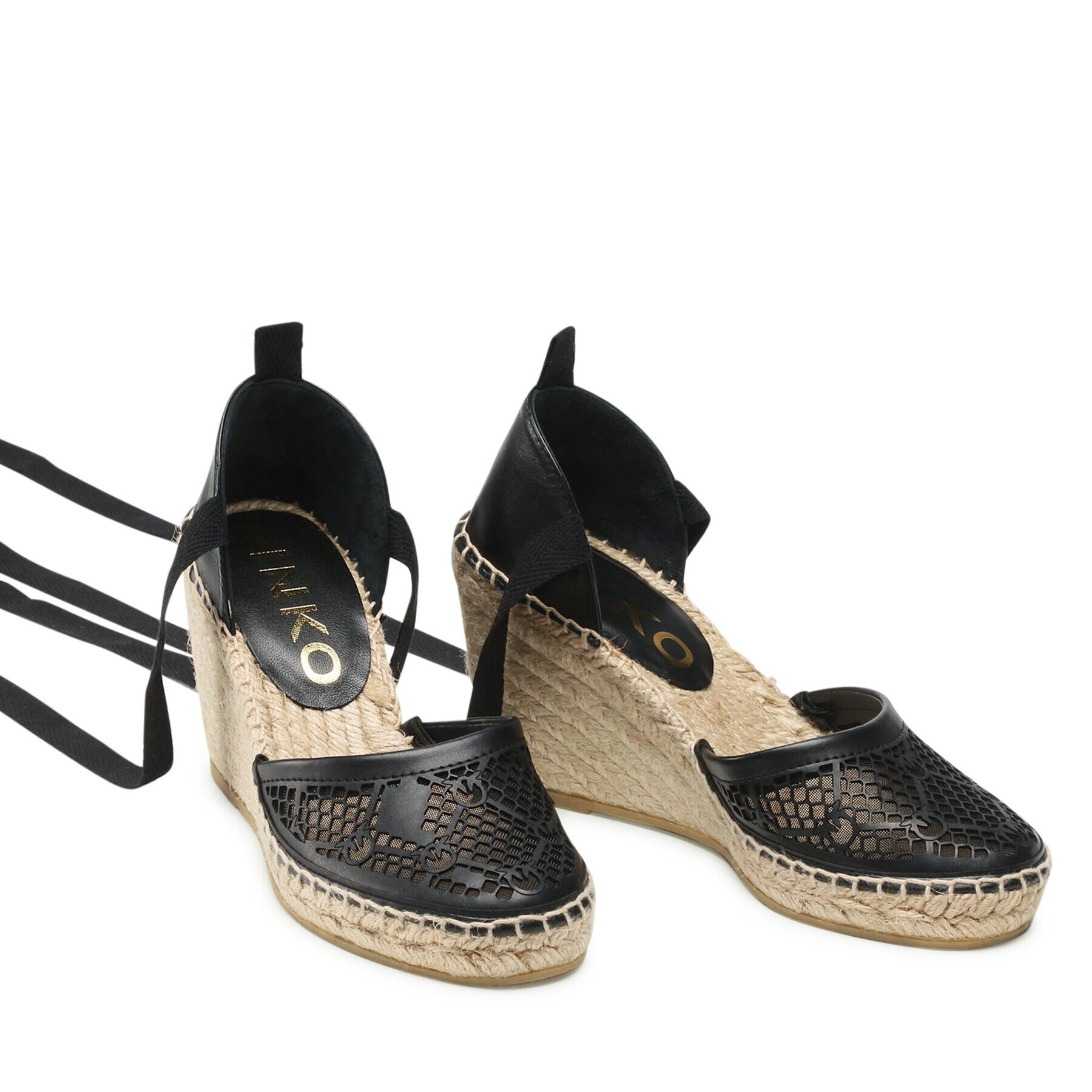 Pinko Espadrile Patty Sandalo PE 22 BLKS1 1H211A Y86A Negru - Pled.ro