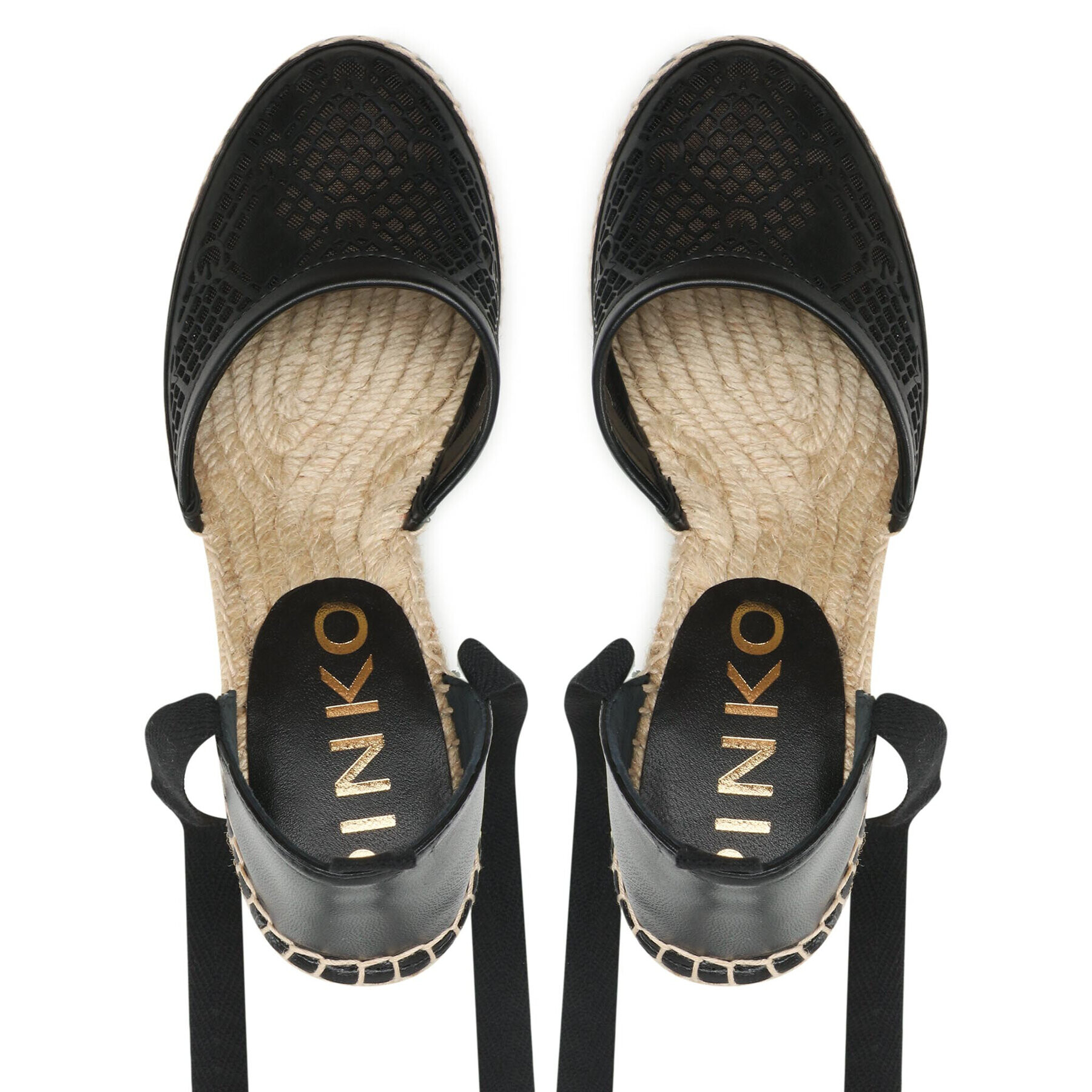 Pinko Espadrile Patty Sandalo PE 22 BLKS1 1H211A Y86A Negru - Pled.ro