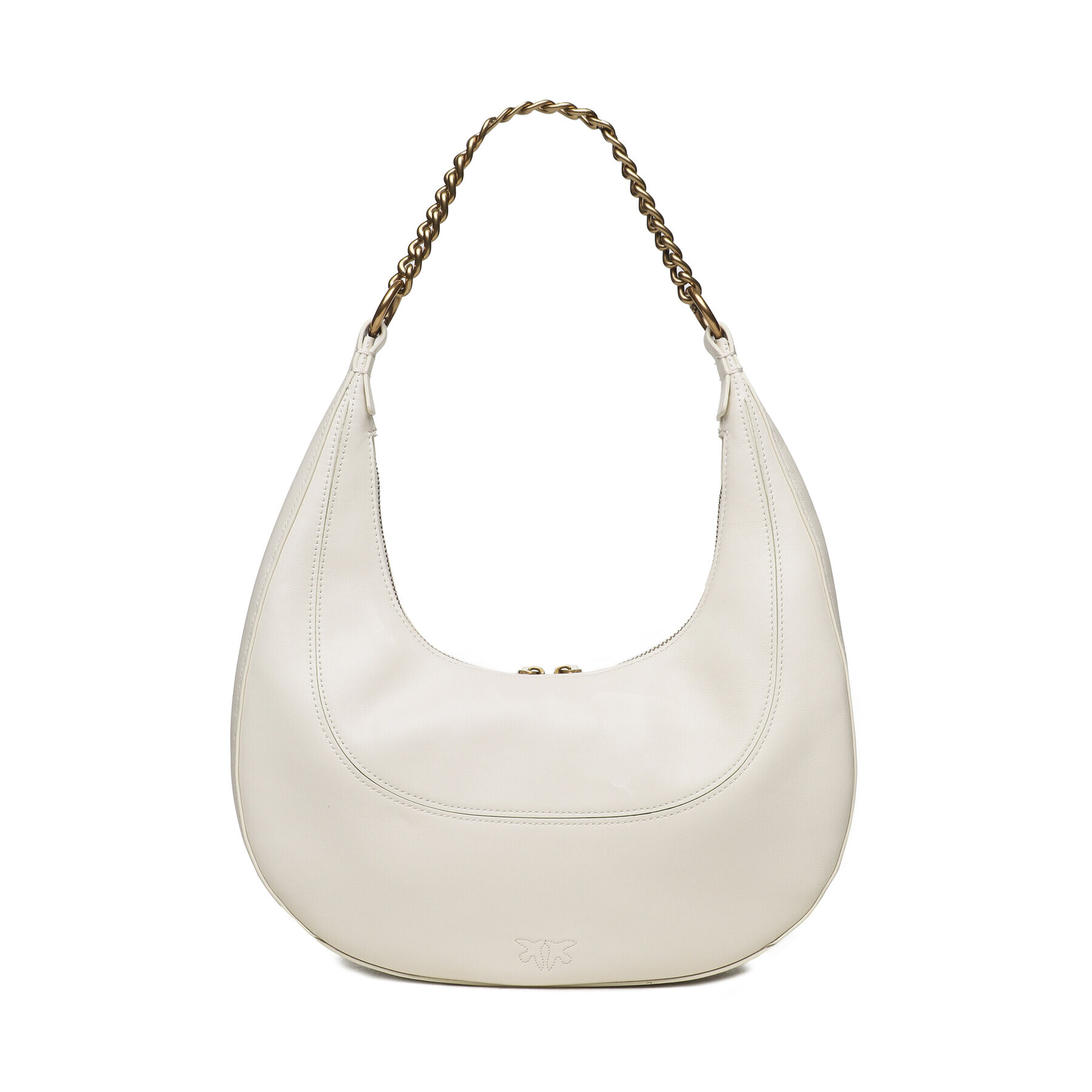 Pinko Geantă Brioche Hobo Classic . AI 23-24 PLTT 101526 A0Q0 Écru - Pled.ro