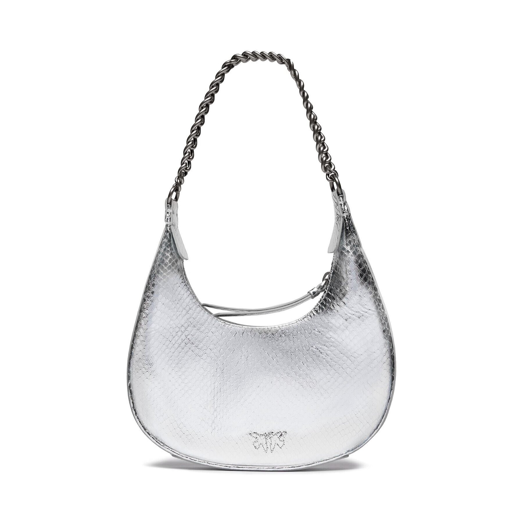 Pinko Geantă Brioche Hobo Mini Al 23-24 PLTT 101433 A180 Argintiu - Pled.ro