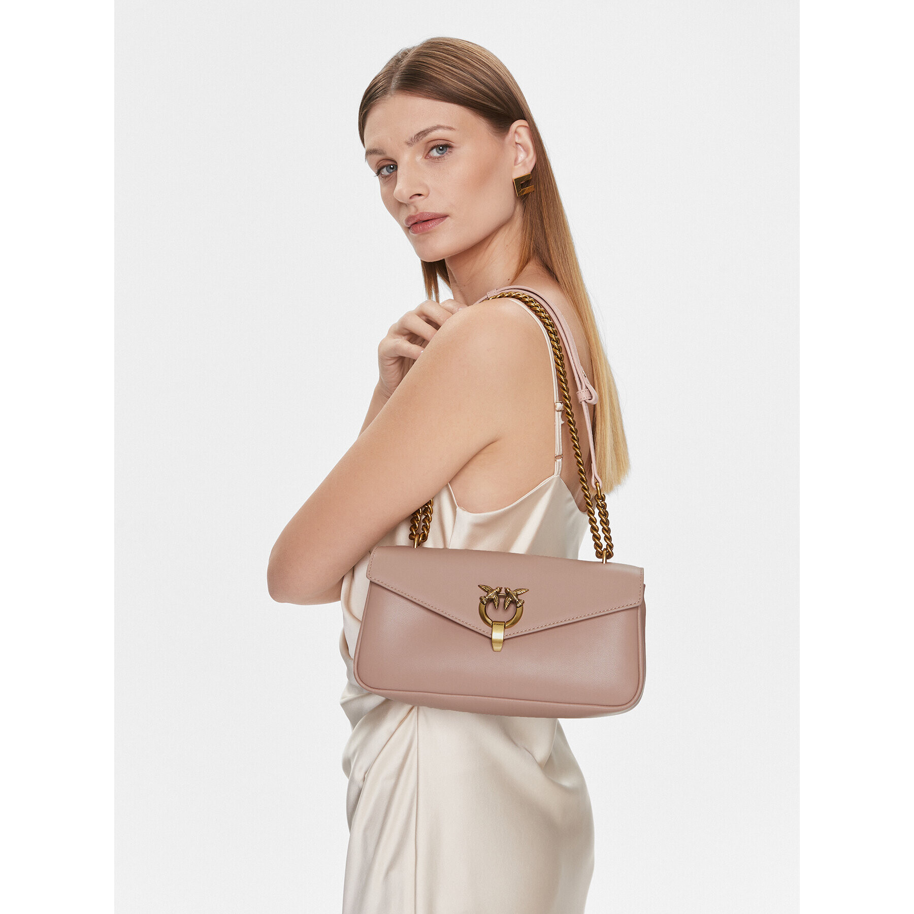 Pinko Geantă Cupido Baguette . AI 23-24 PLTT 101750 A0Q0 Roz - Pled.ro