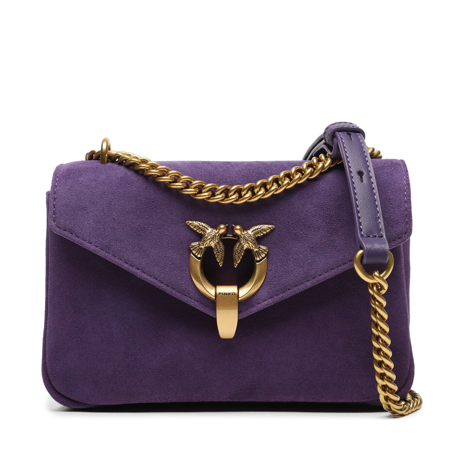 Pinko Geantă Cupido Messenger Mini AI 23-24 PLTT 101749 A0F6 Violet - Pled.ro