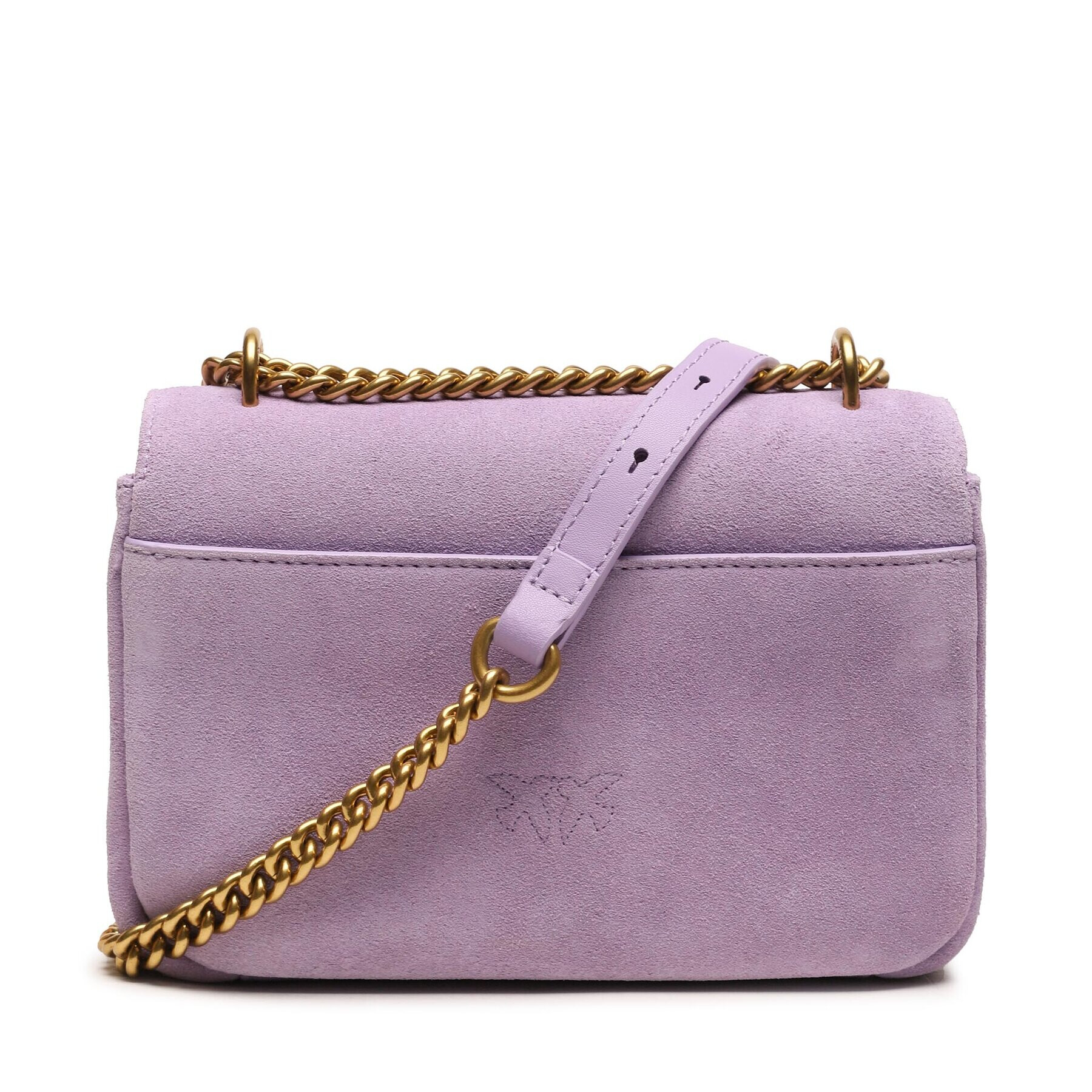 Pinko Geantă Cupido Messenger Mini Suede AI 23-24 PCPL 101749 A0F6 Violet - Pled.ro