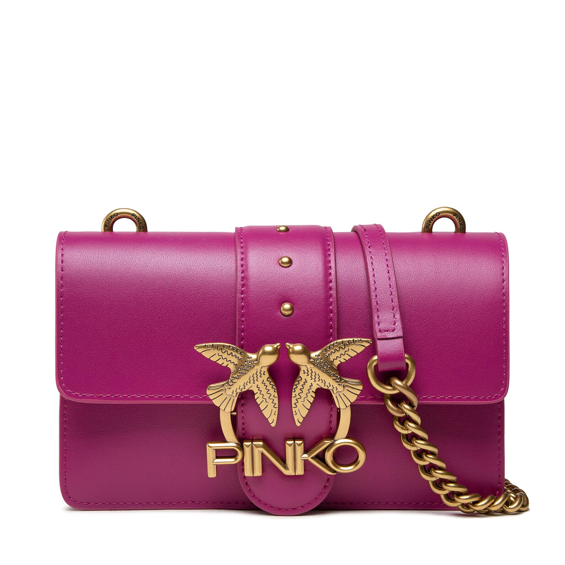 Pinko Geantă Love Mini Icon Simply 11 Cl. 20212 PLTT 1P22AF.Y6XT Roz - Pled.ro