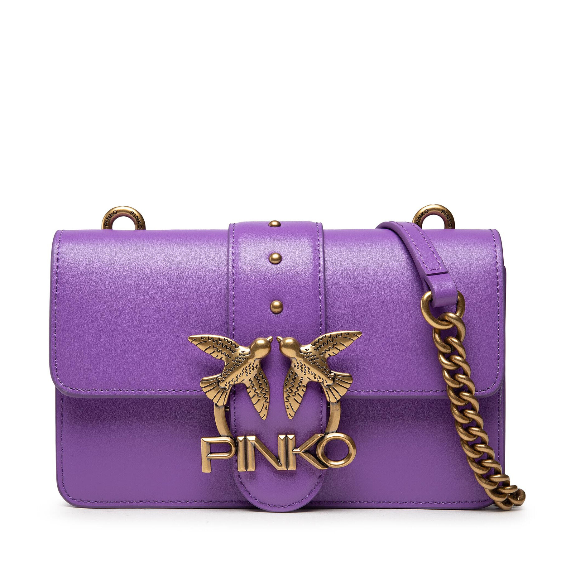 Pinko Geantă Love Mini Icon Simply 11 Cl 20212 PLTT 1P22AF Y6XT Violet - Pled.ro