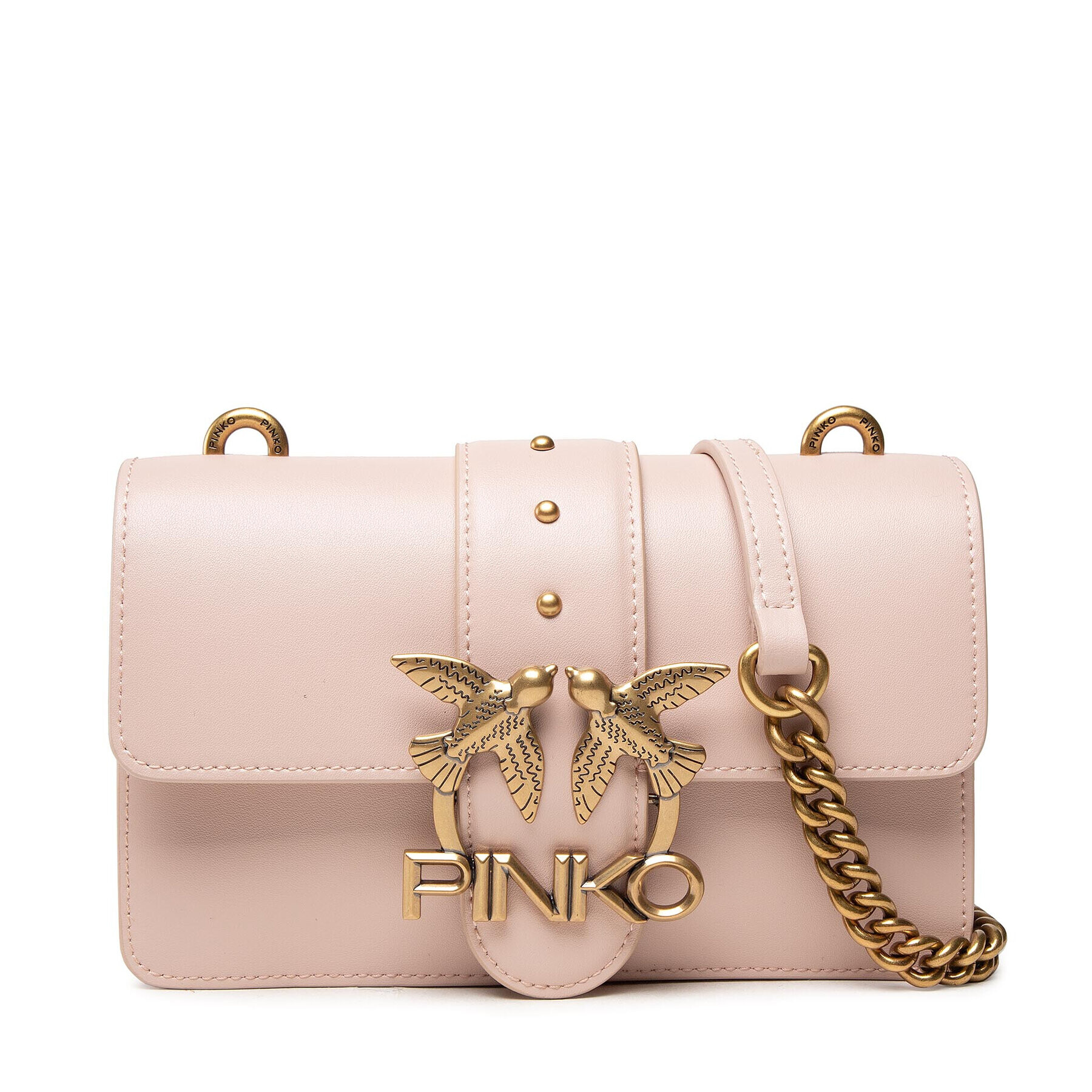 Pinko Geantă Love Mini Icon Simply 11 Cl AI 20212 PLTT 1P22AF.Y6XT Roz - Pled.ro