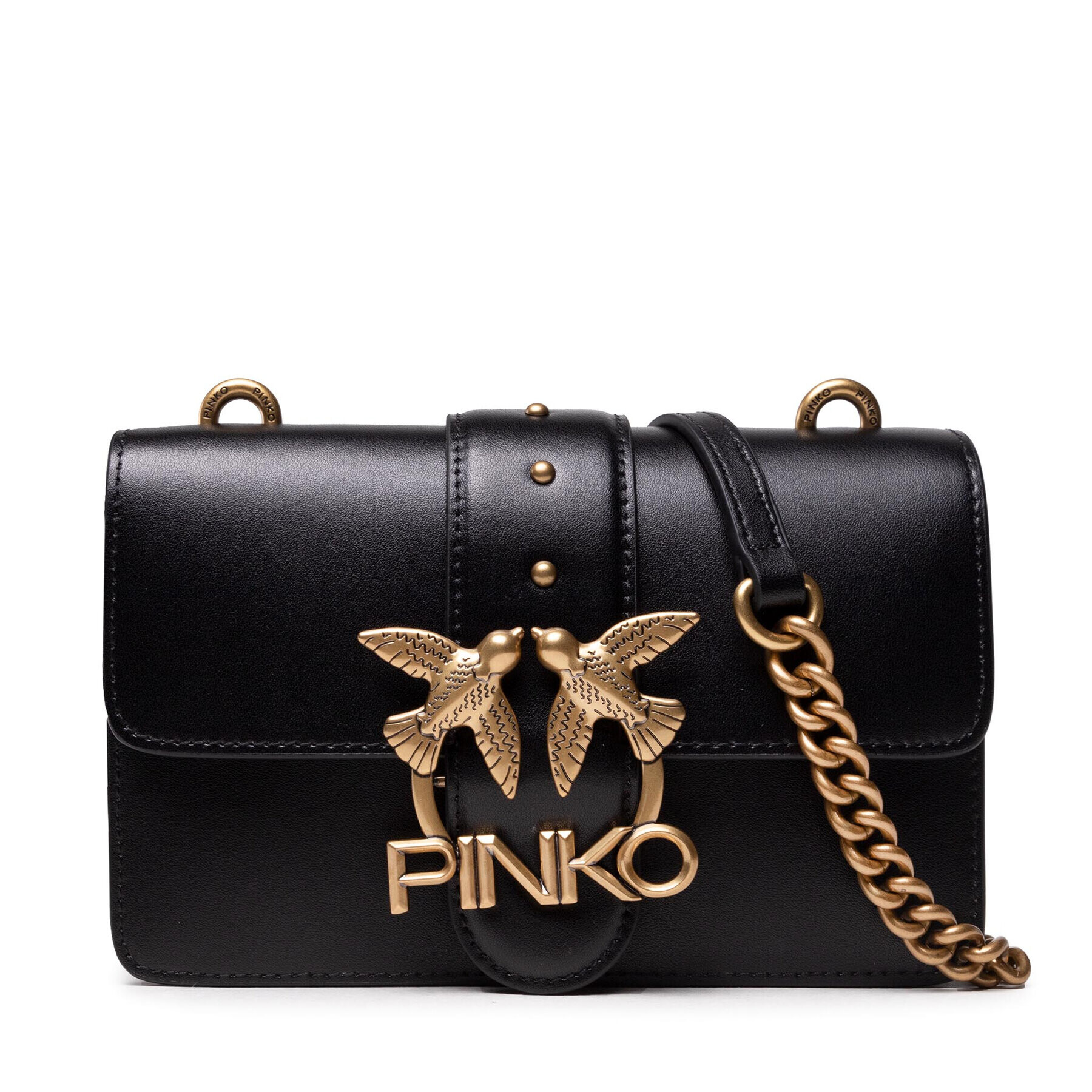 Pinko Geantă Love Mini Icon Simply 11 Cl AI 21-22 PLTT 1P22AF Y6XT Negru - Pled.ro