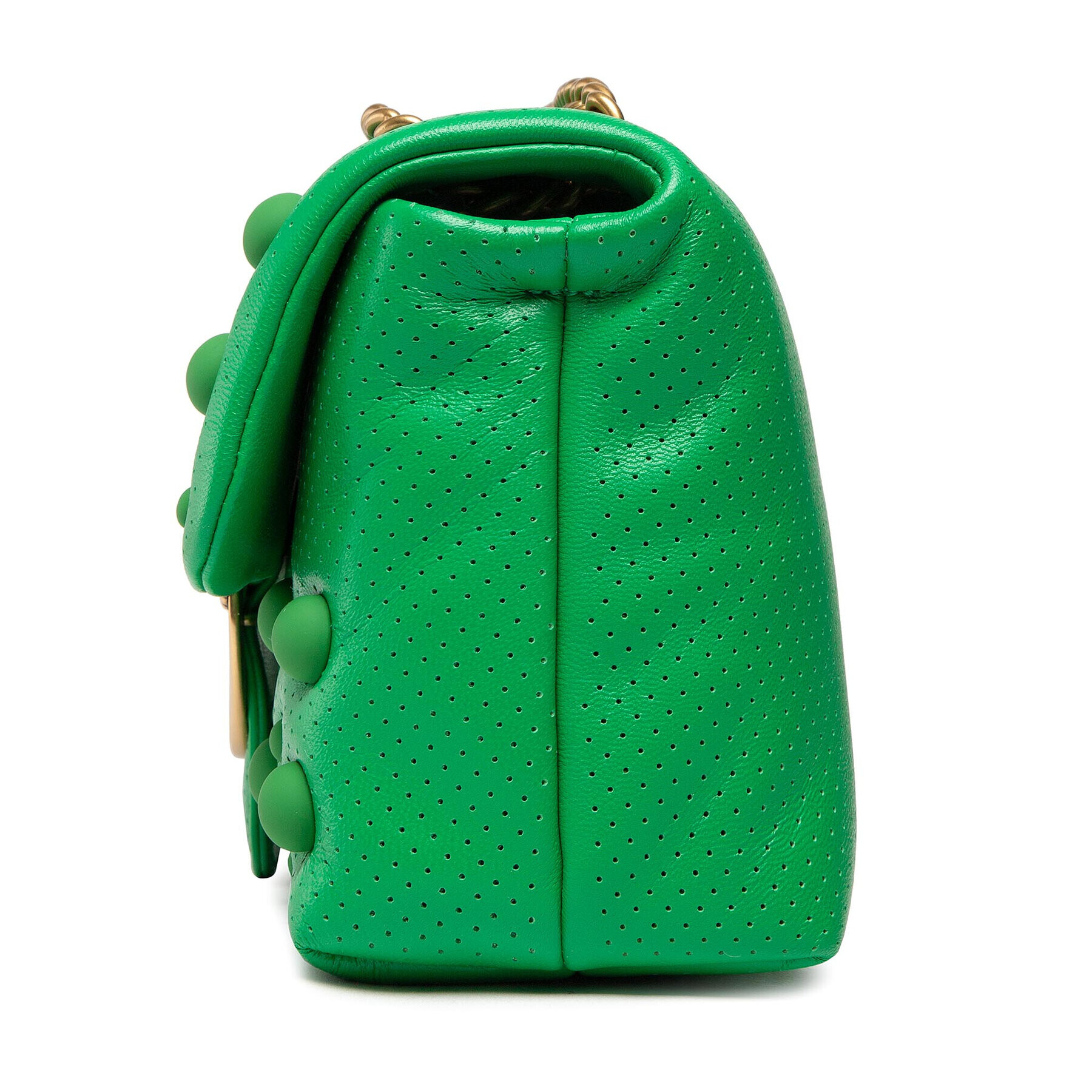 Pinko Geantă Love Mini Puff Color Block Studs Cl PE 22 PLTT 1P22KZ Y7U5 Verde - Pled.ro